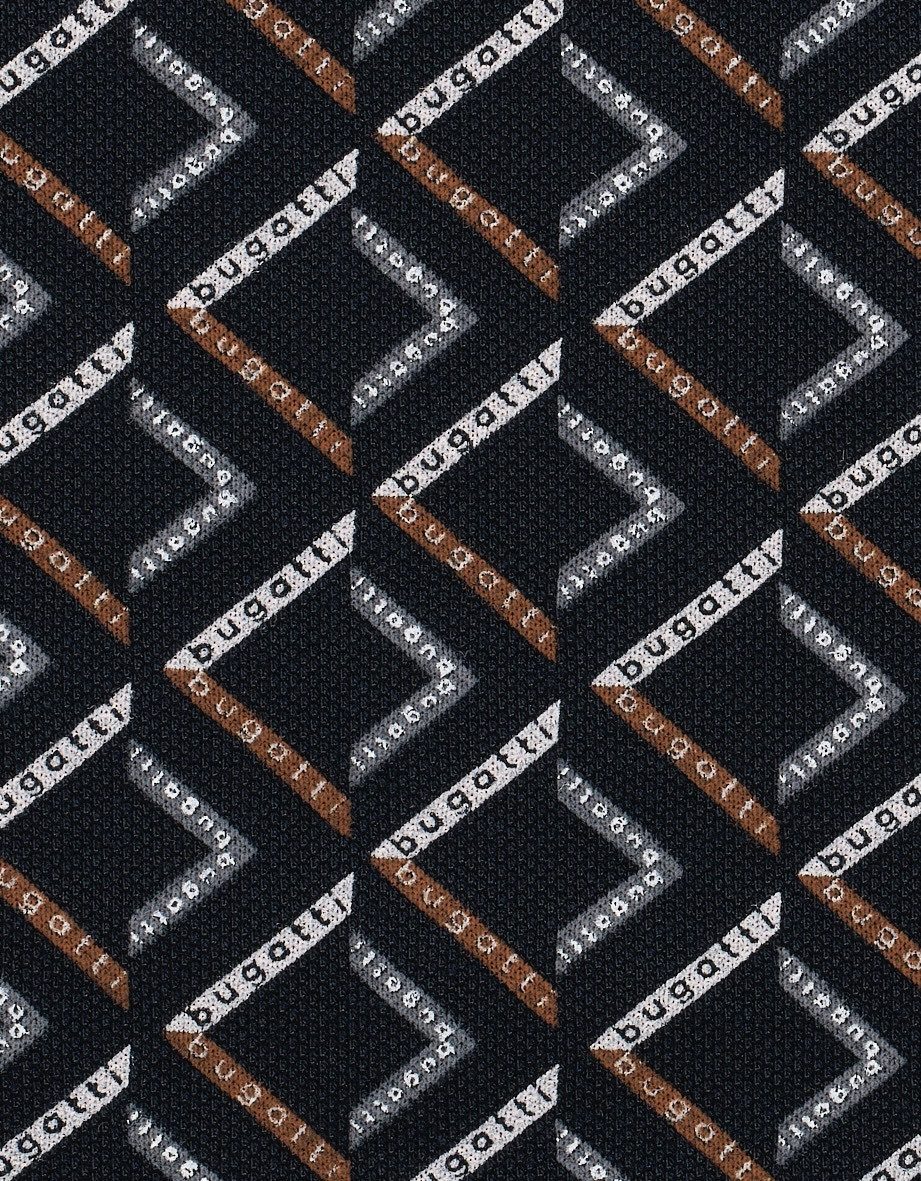 Bugatti Poloshirt MODERN FIT met ruitmotief