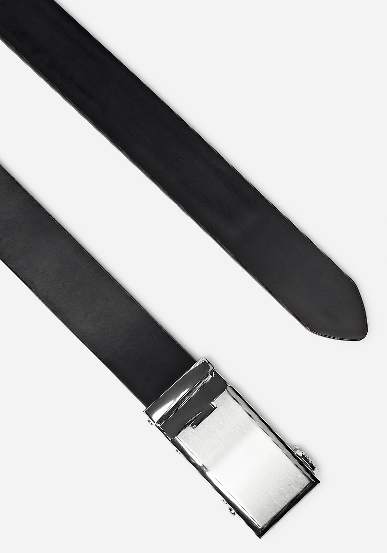 MONTI Leren riem 3,5 cm breed, klassiek-business, automatische sluiting
