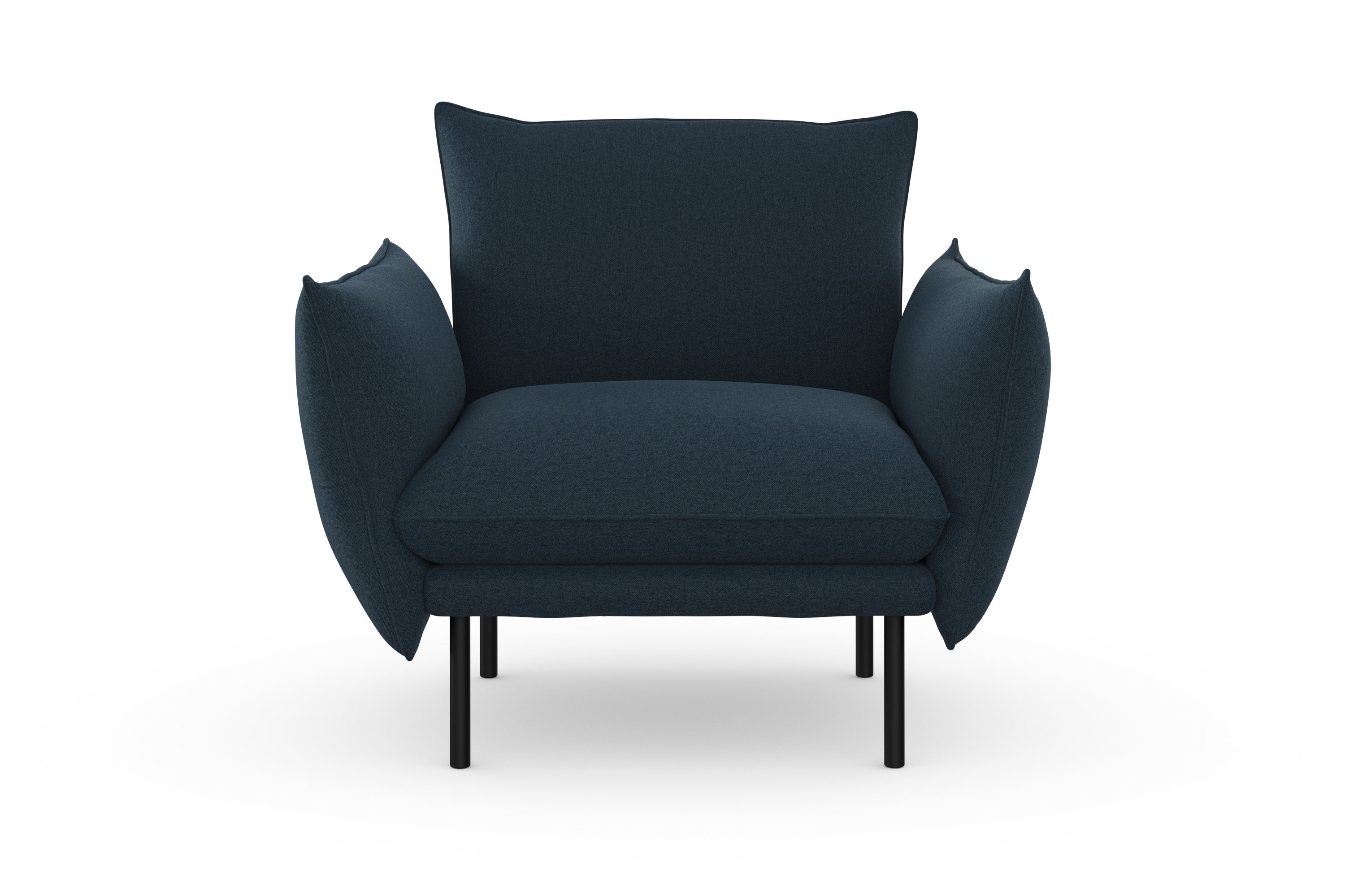 andas Fauteuil Stine cocktailstoel Bijzonder design door kussen-look en opstaande naad, by Morten Georgsen