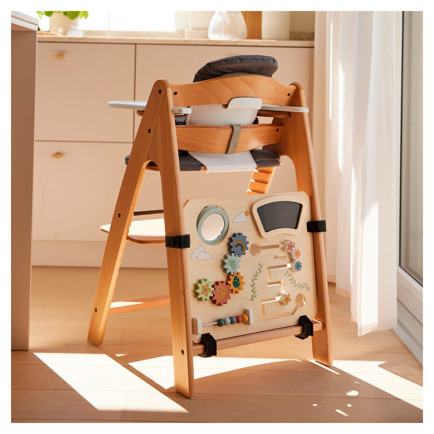 Hauck Motoriekbord Highchair Play Board FSC® - beschermt bossen wereldwijd, voor hoge stoelen Alpha+, Beta+, Arketa