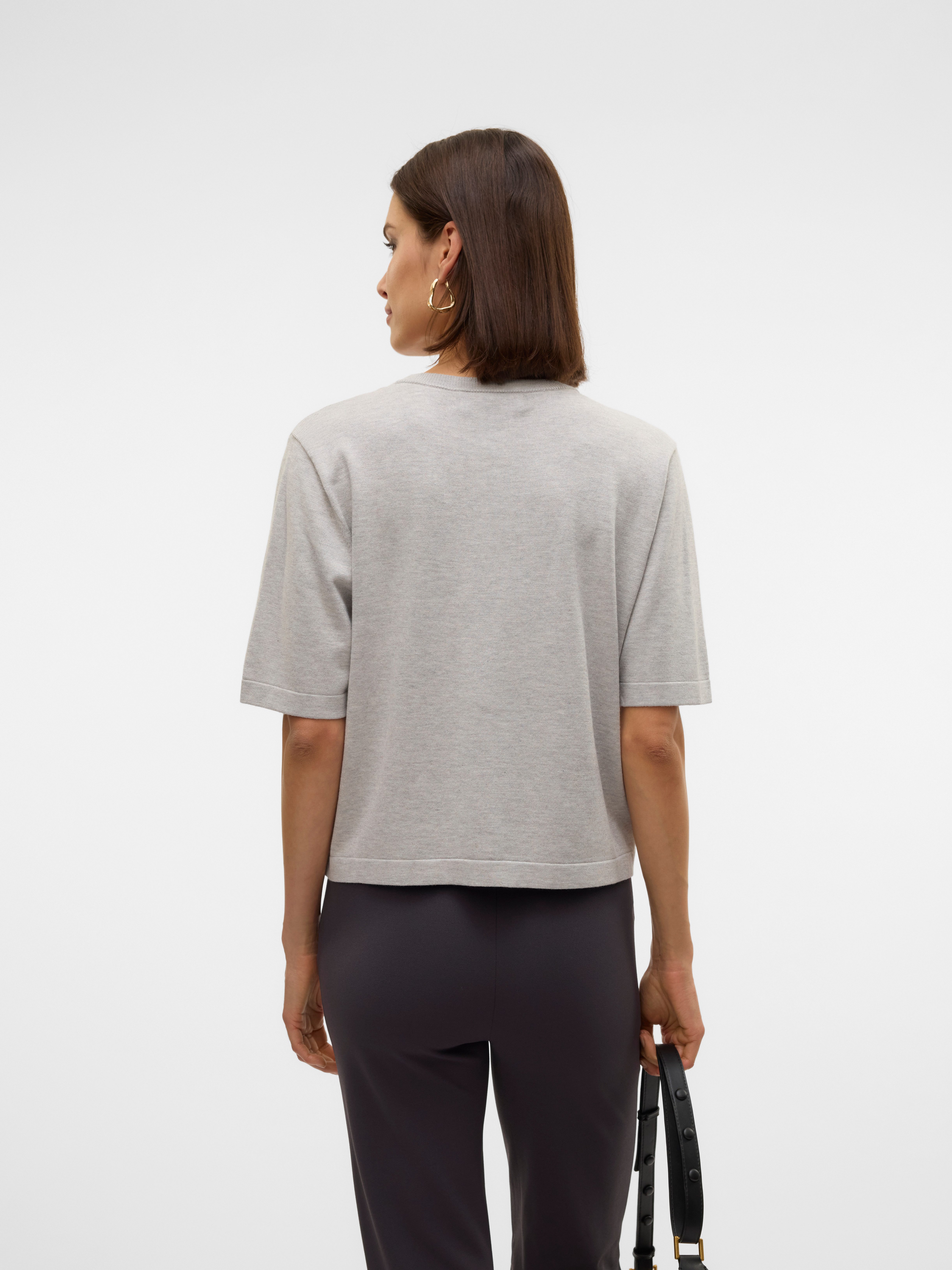 Vero Moda Trui met korte mouwen VMSILJE 2/4 O-NCK OVERSIZE PULL GA NOOS