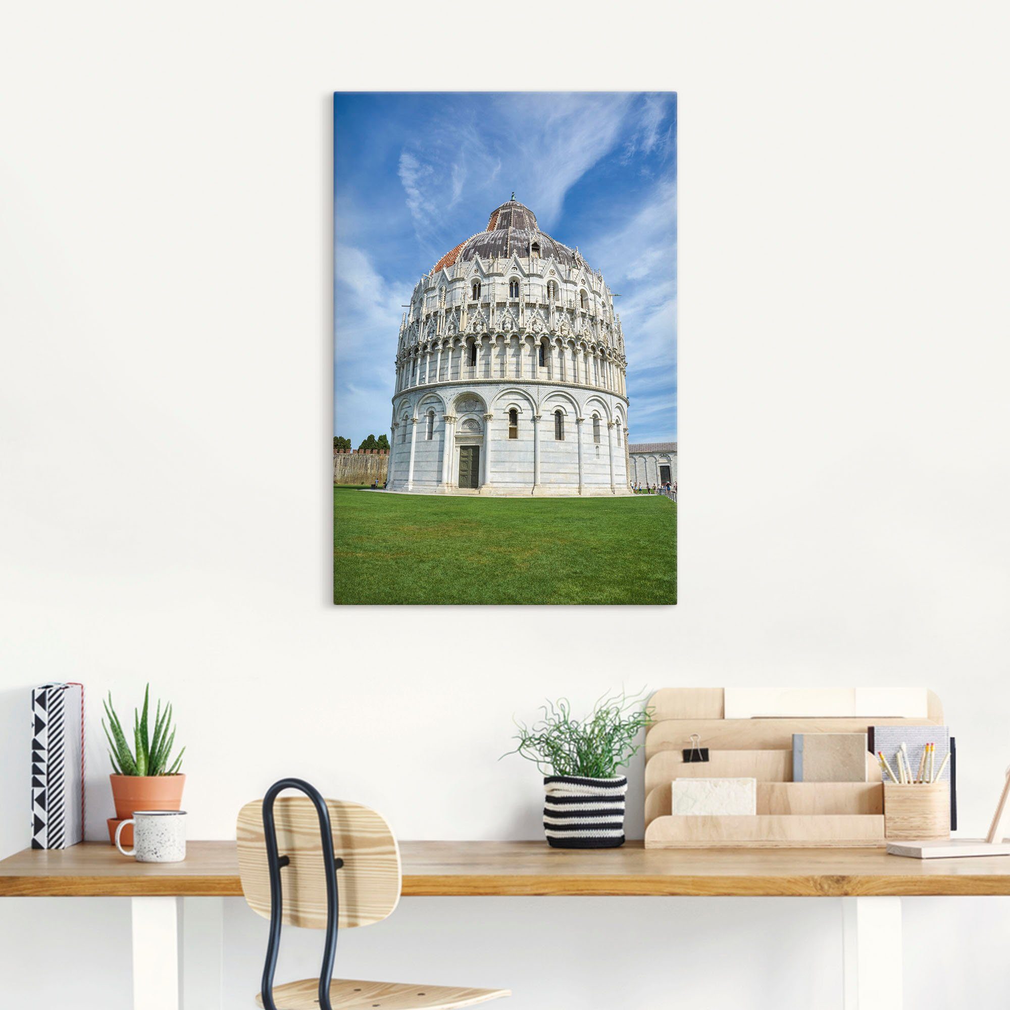 Artland Artprint Battistero Di San Giovanni als artprint van aluminium, artprint op linnen, muursticker of poster in verschillende maten