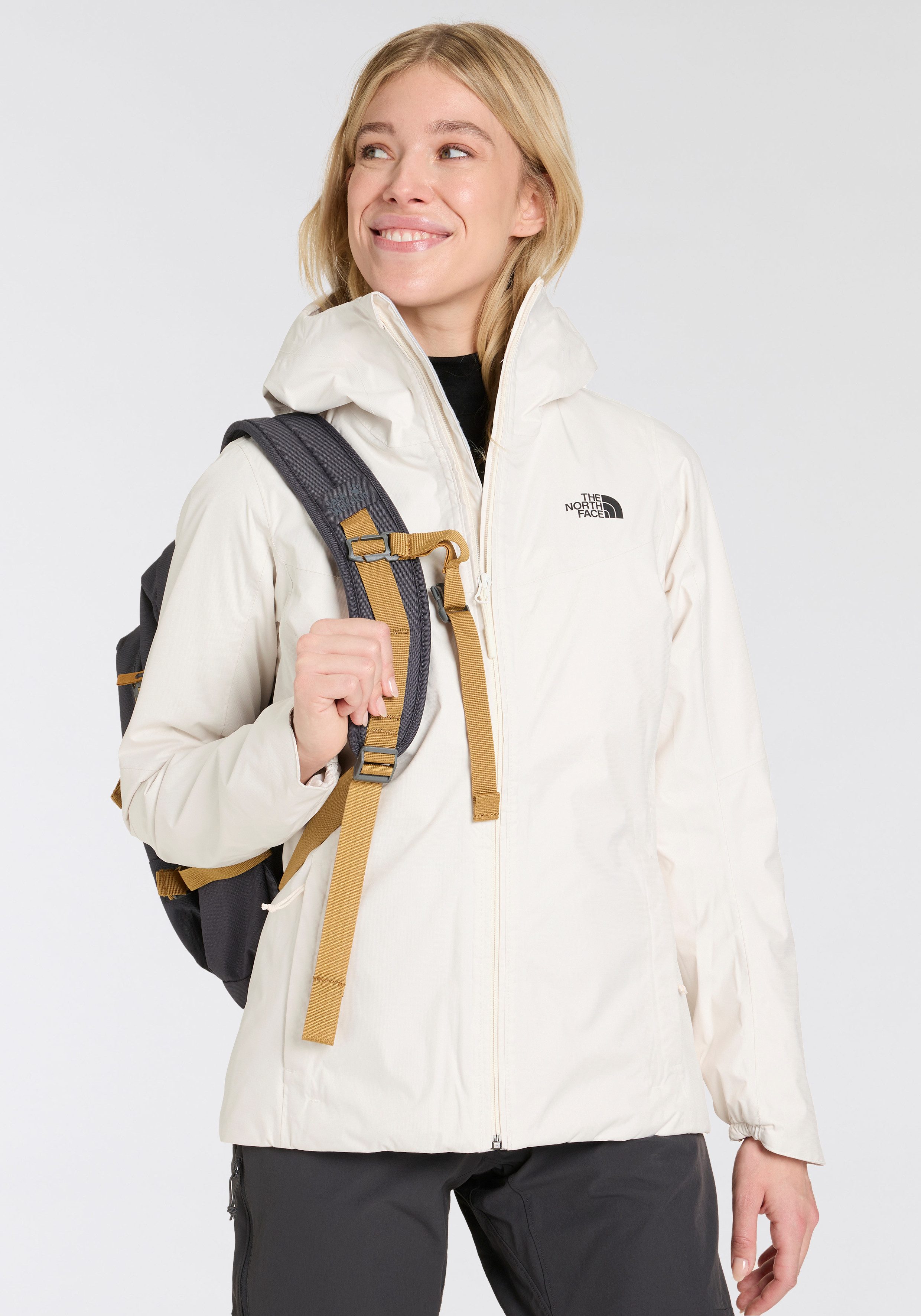 The North Face Functioneel jack W QUEST INSULATED JACKET Winterjack met logo-opdruk