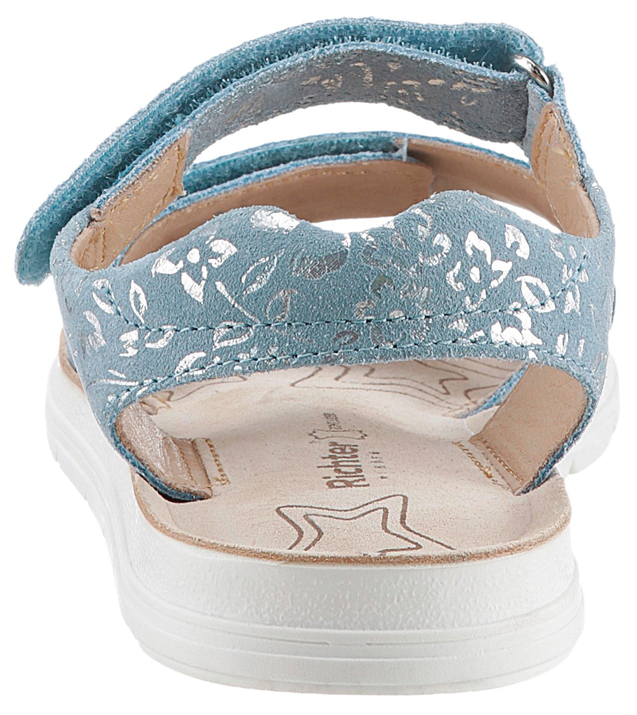 Richter Sandalen WMS: middel , zomerschoen, klittenbandschoen, sandaal, gepolsterde leren binnenzool