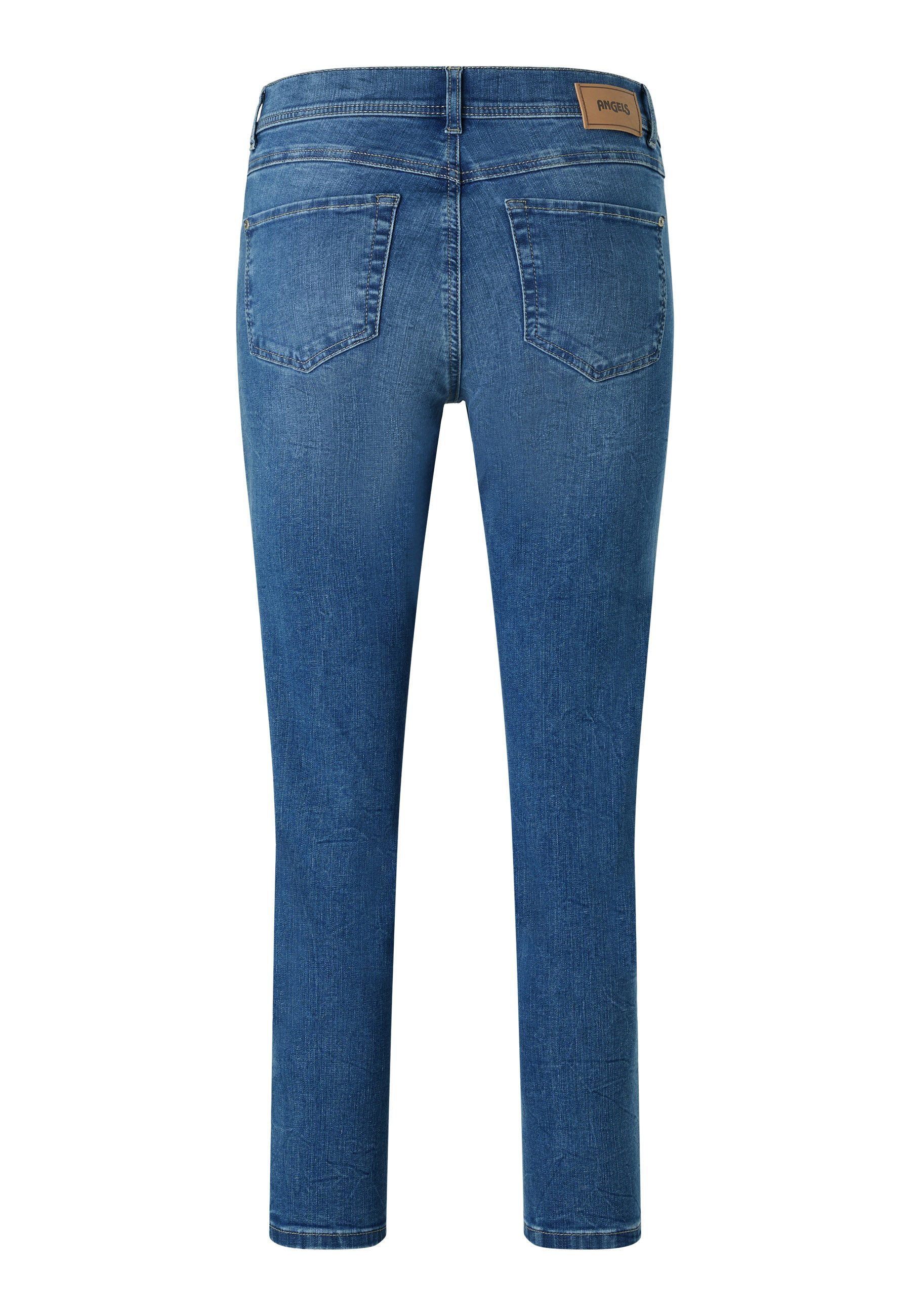 ANGELS 7/8 jeans Ornella met strasssteentjes aan de broekspijp