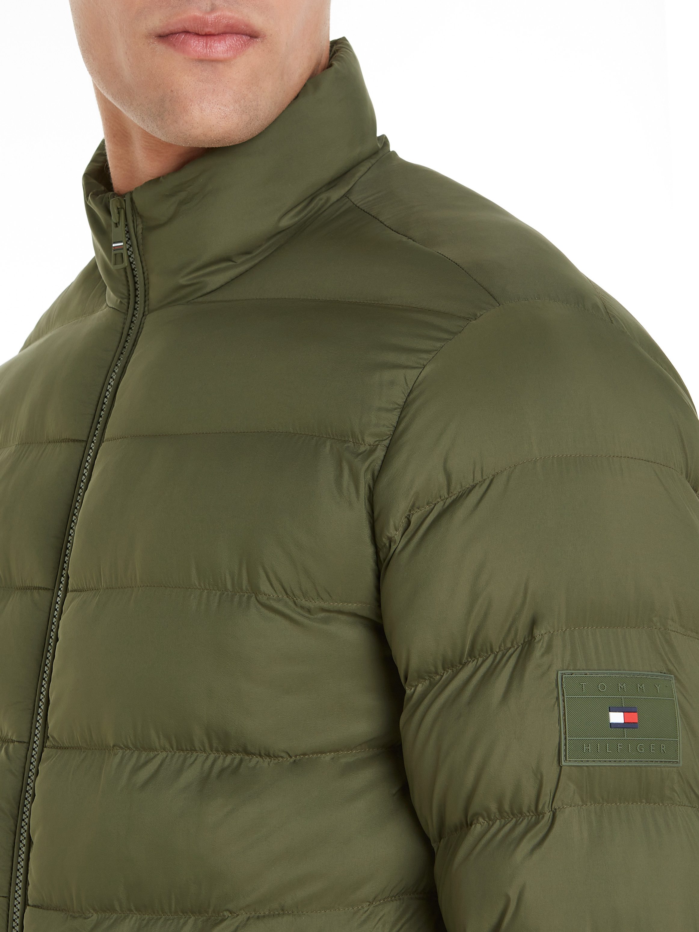 Tommy Hilfiger Gewatteerde jas MID WEIGHT STAND COLLAR JACKET