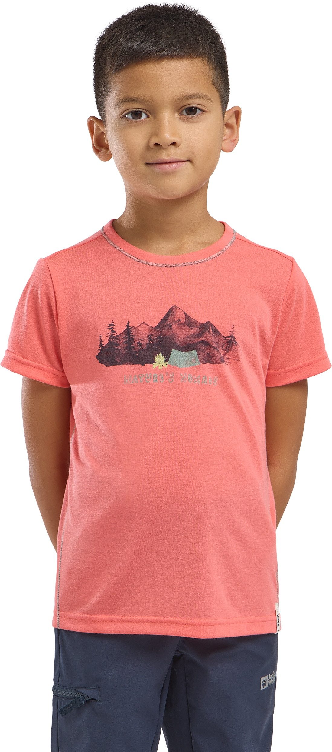 Jack Wolfskin T-shirt HIKING GRAPHIC T KIDS