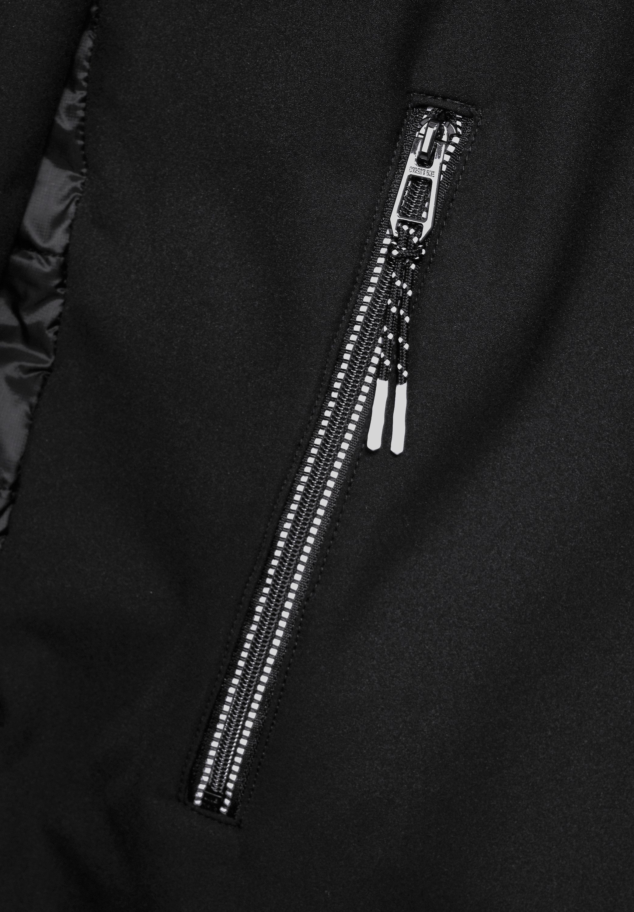 STREET ONE Softshell-jack capuchon met rijgkoord