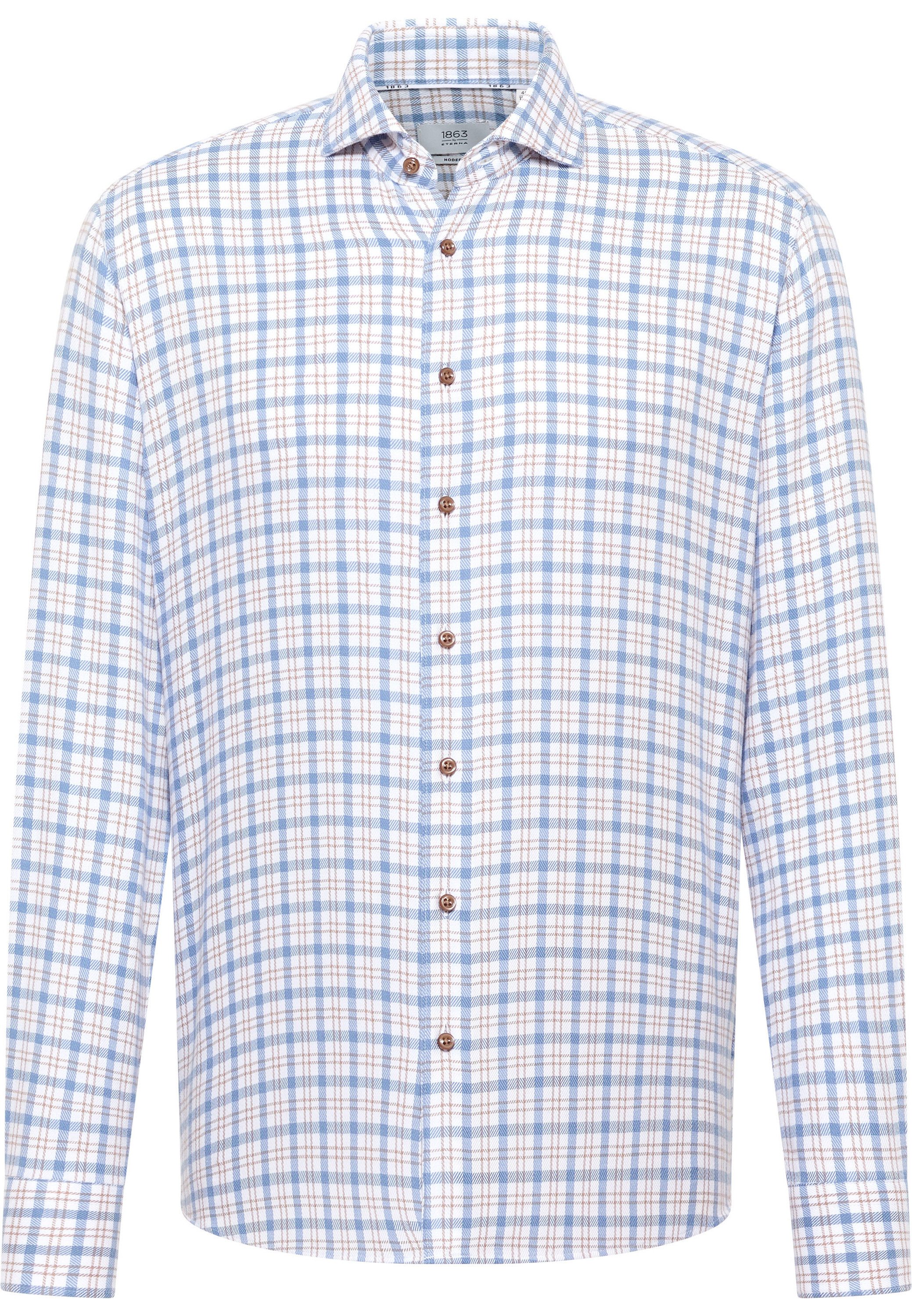 Eterna Overhemd met lange mouwen MODERN FIT EASY IRON (gemakkelijk te strijken)