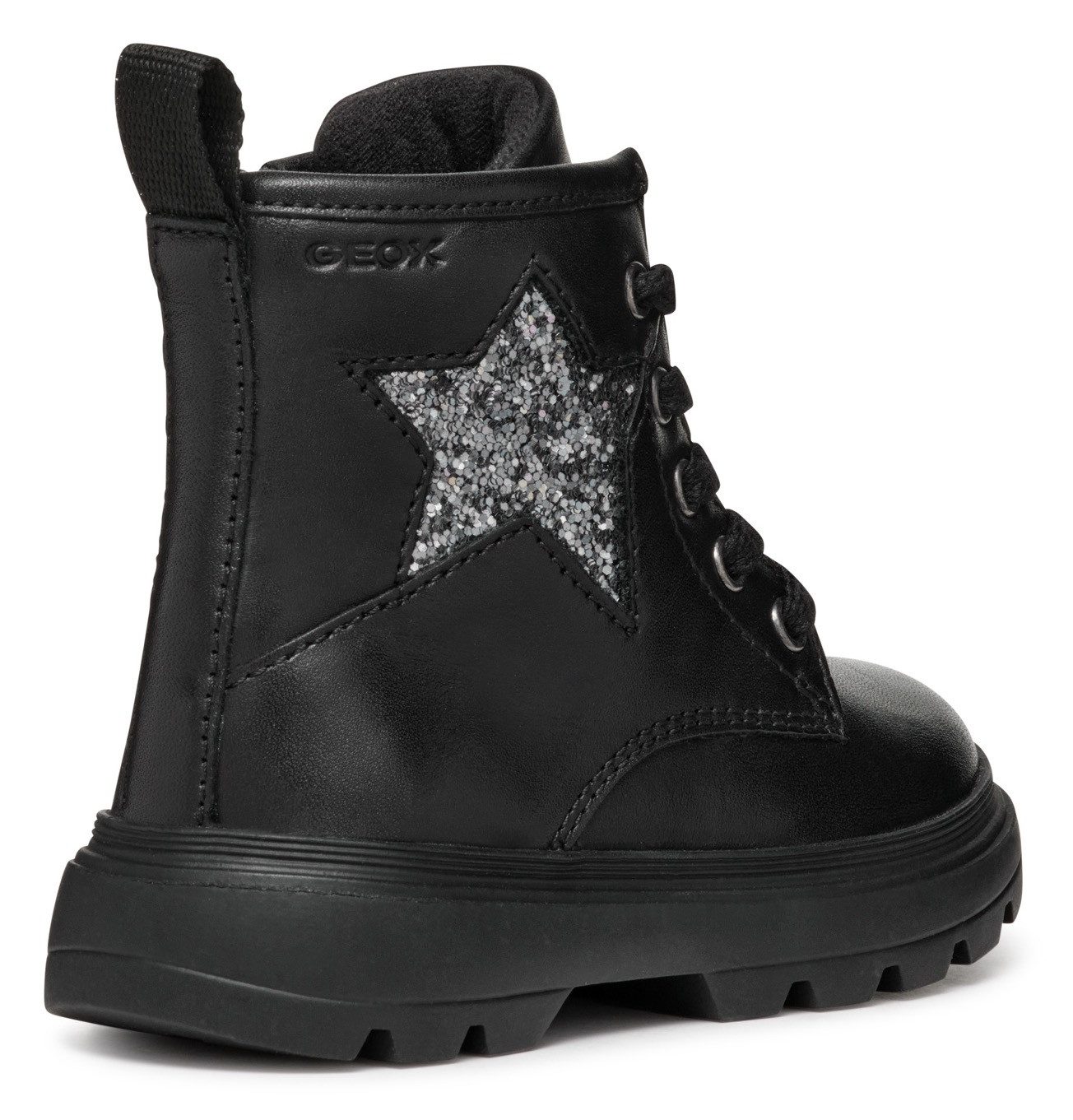 Geox Veterlaarzen B KIDDARTAH GIRL A Plateau laarzen, winterlaarzen, chunky boots met profiel plateauzool