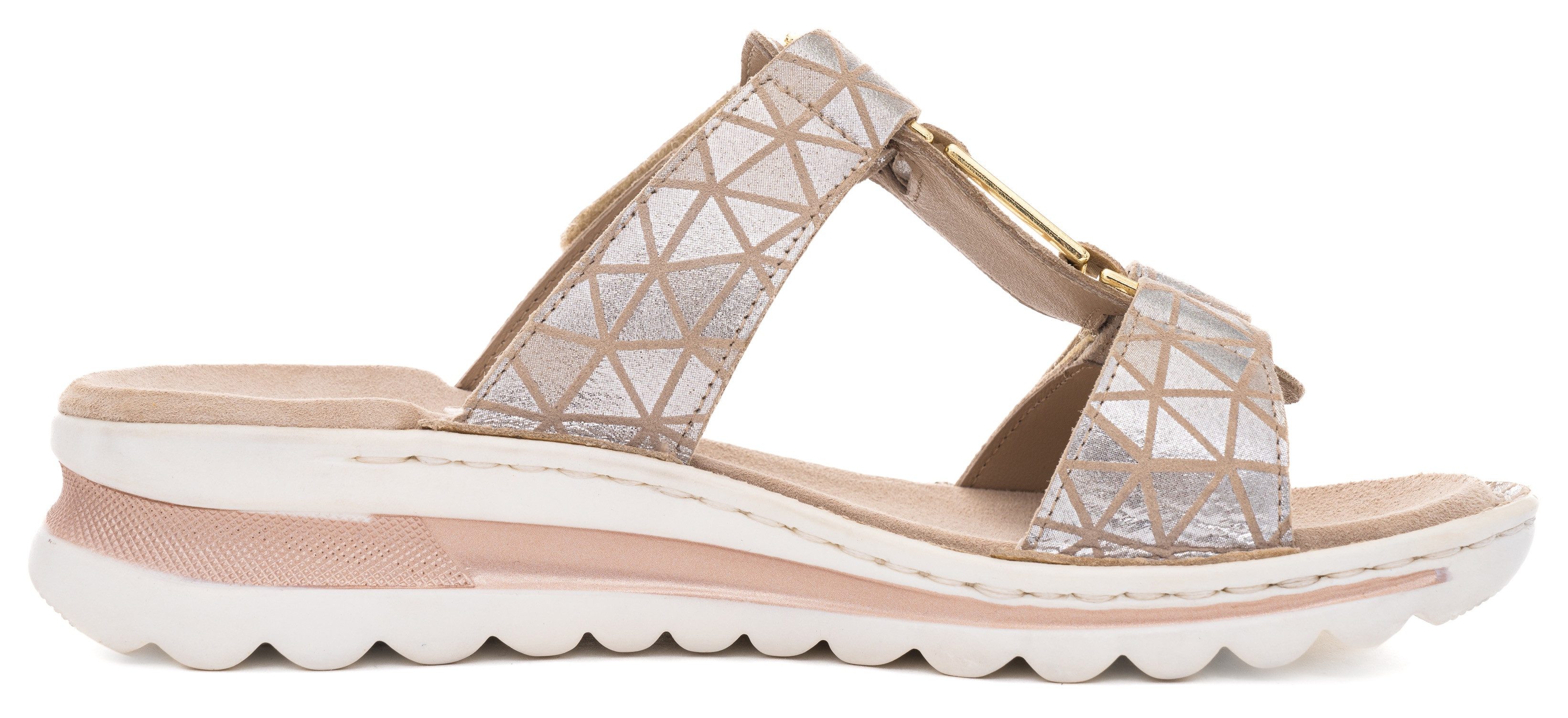 Ara Slippers TAMPA sleehak, zomerschoen, slippers met sieraandeel, g-breedte