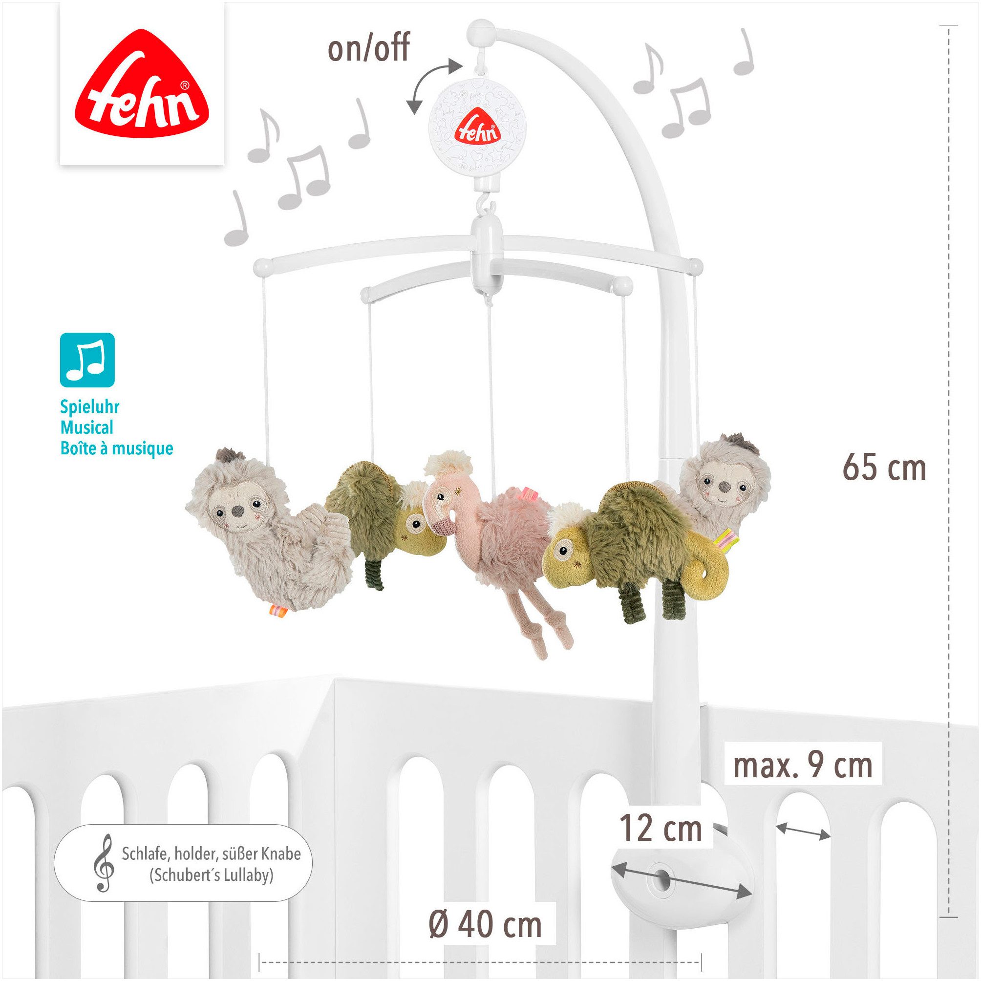 Fehn Mobiel Lazy, Crazy & Pink, Musik-Mobile