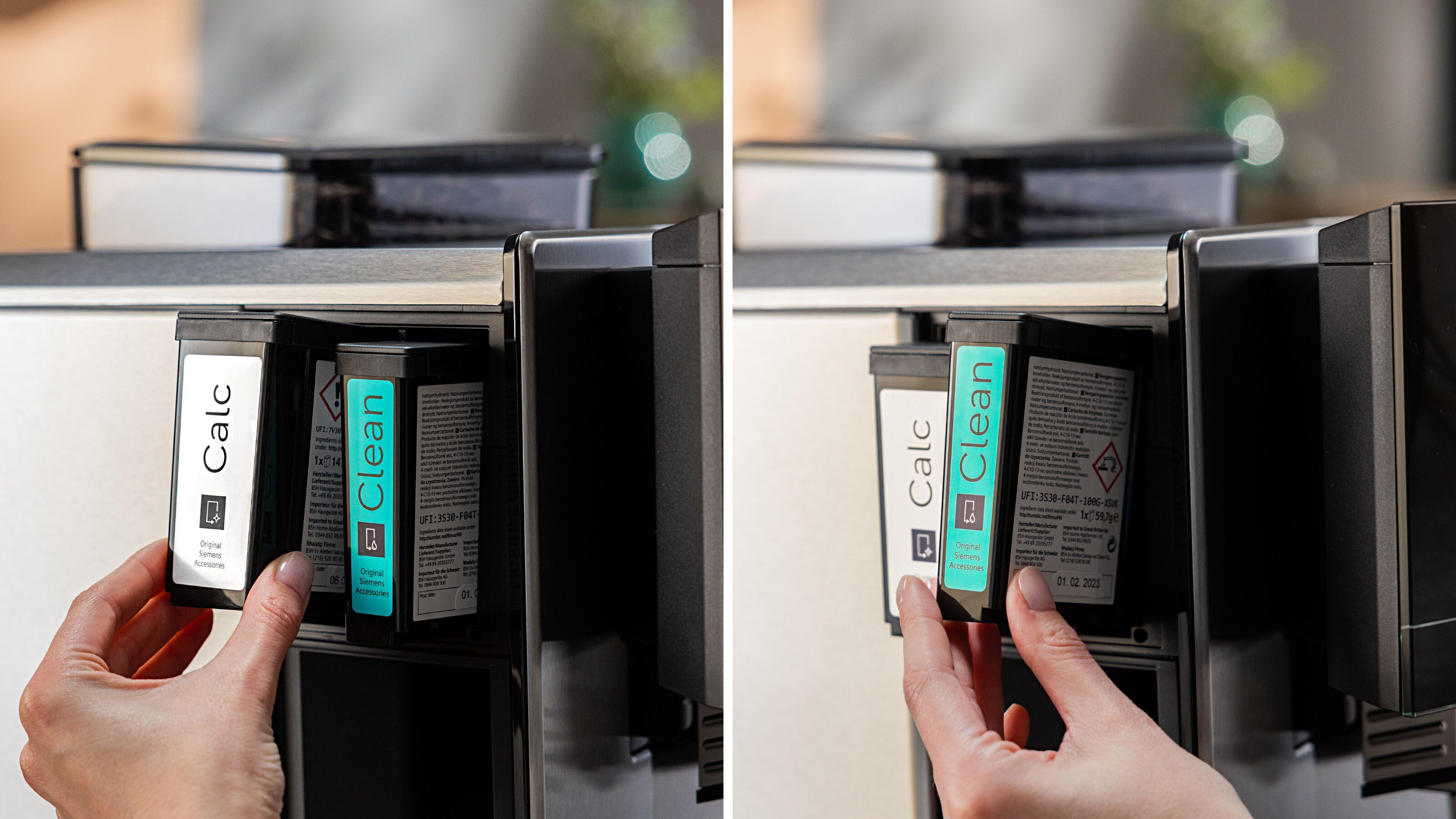SIEMENS Ontkalker TZ800Z3, reinigings- en ontkalkingscartridge, geoptimaliseerd voor automatische reiniging en ontkalking van de eq900 plus