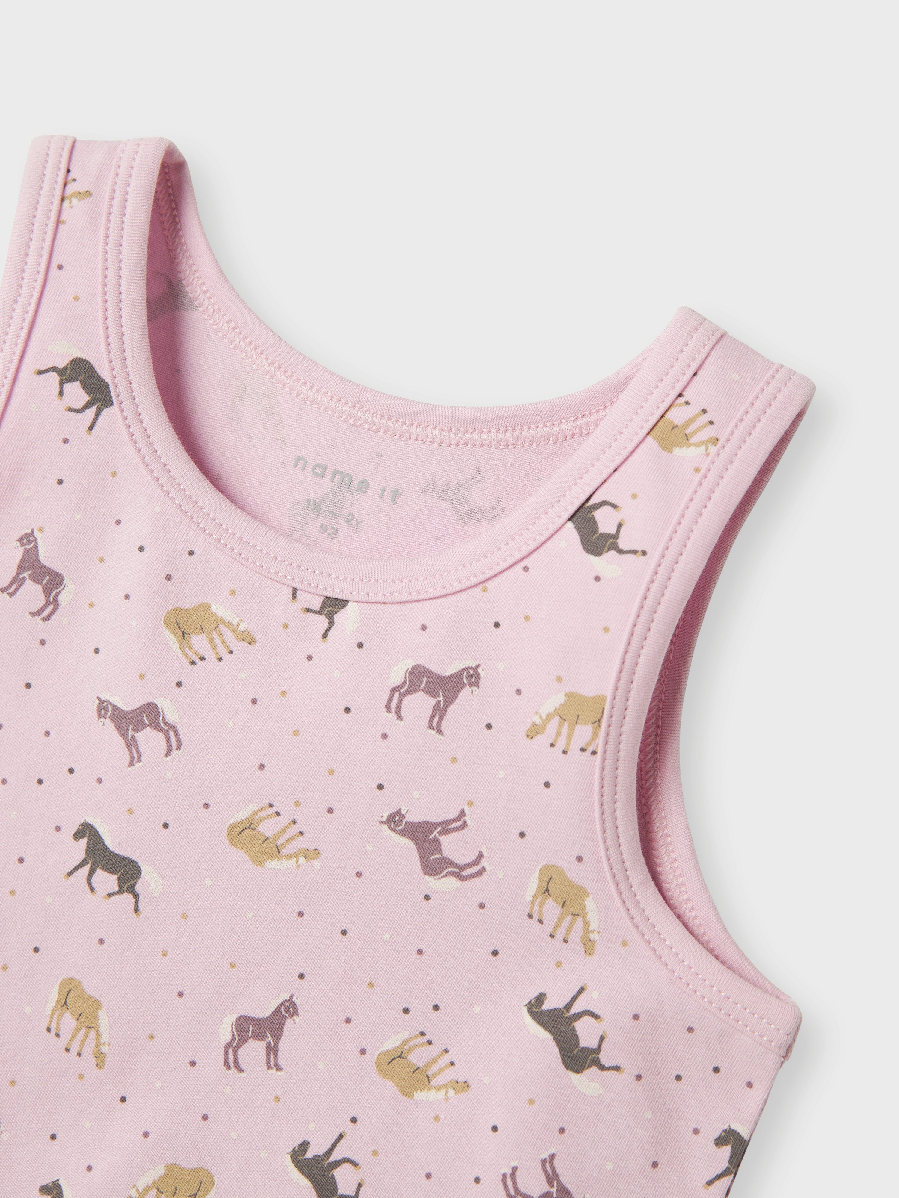 Name It Hemd NMFTANK TOP 2P CORSAGE HORSE (set, 2 stuks)