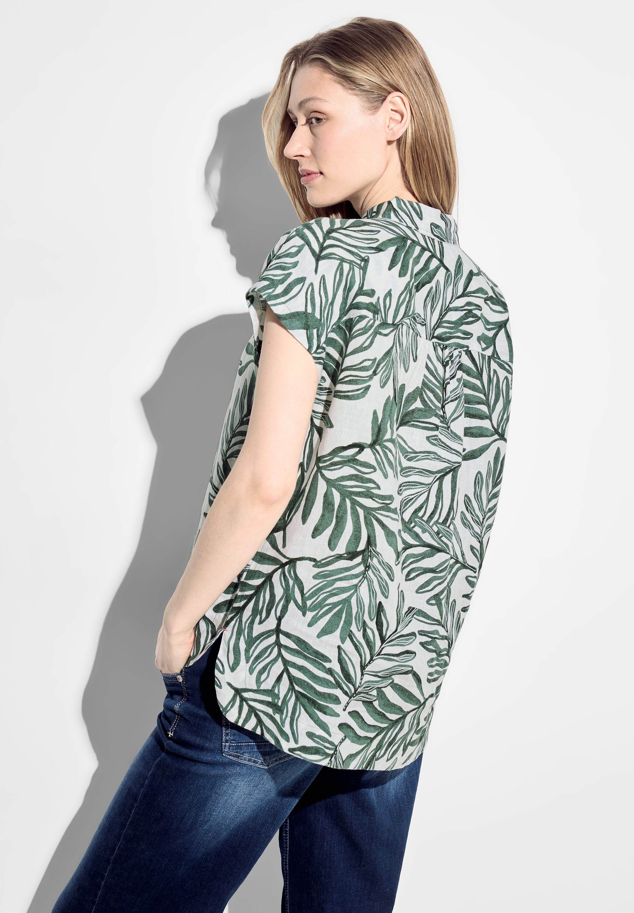 Cecil Overhemdblouse met print all-over