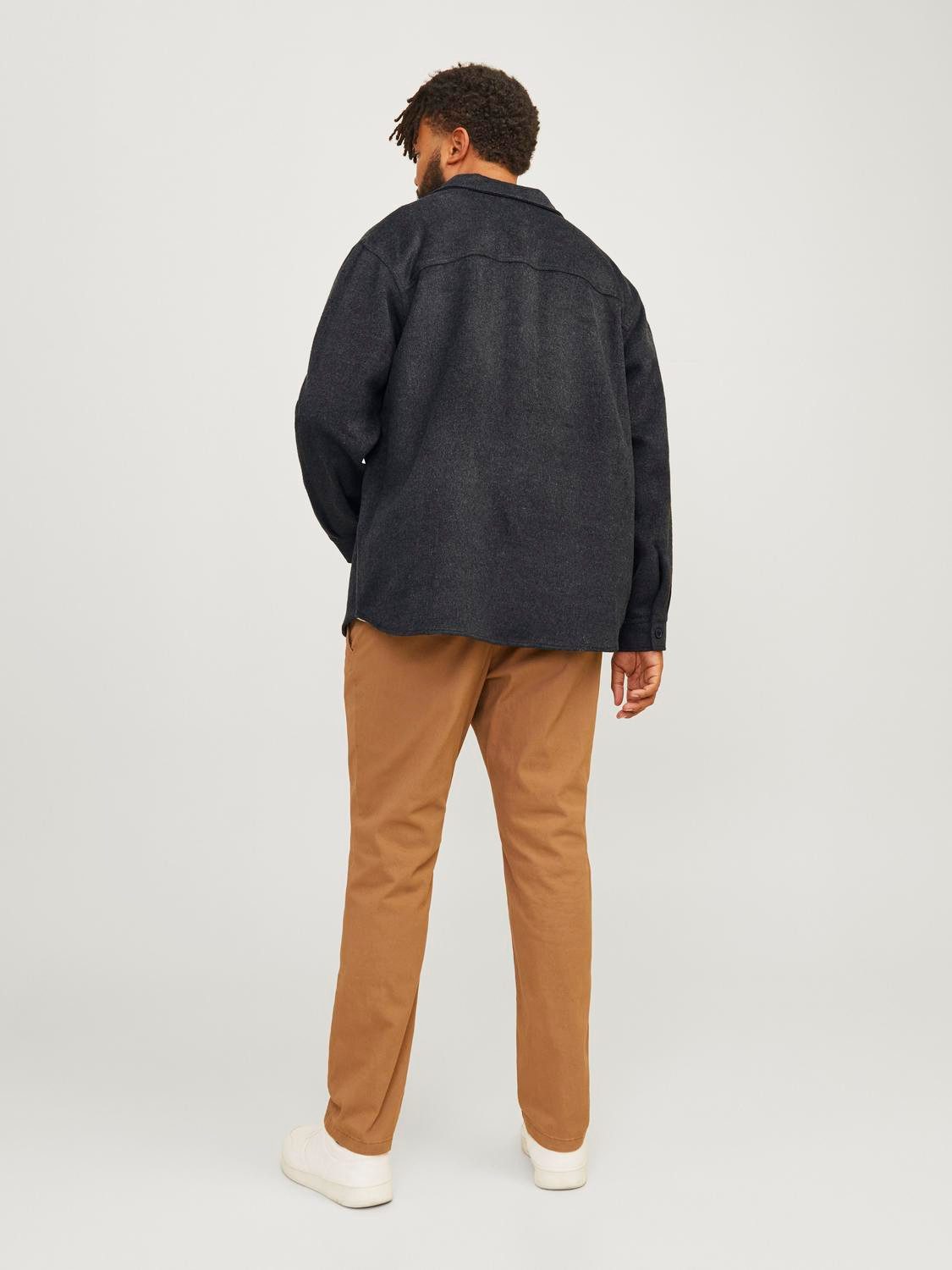 Jack & Jones PlusSize Overhemd met lange mouwen JJEBRADLEY OLLIE OVERSHIRT LS NOOS PLS