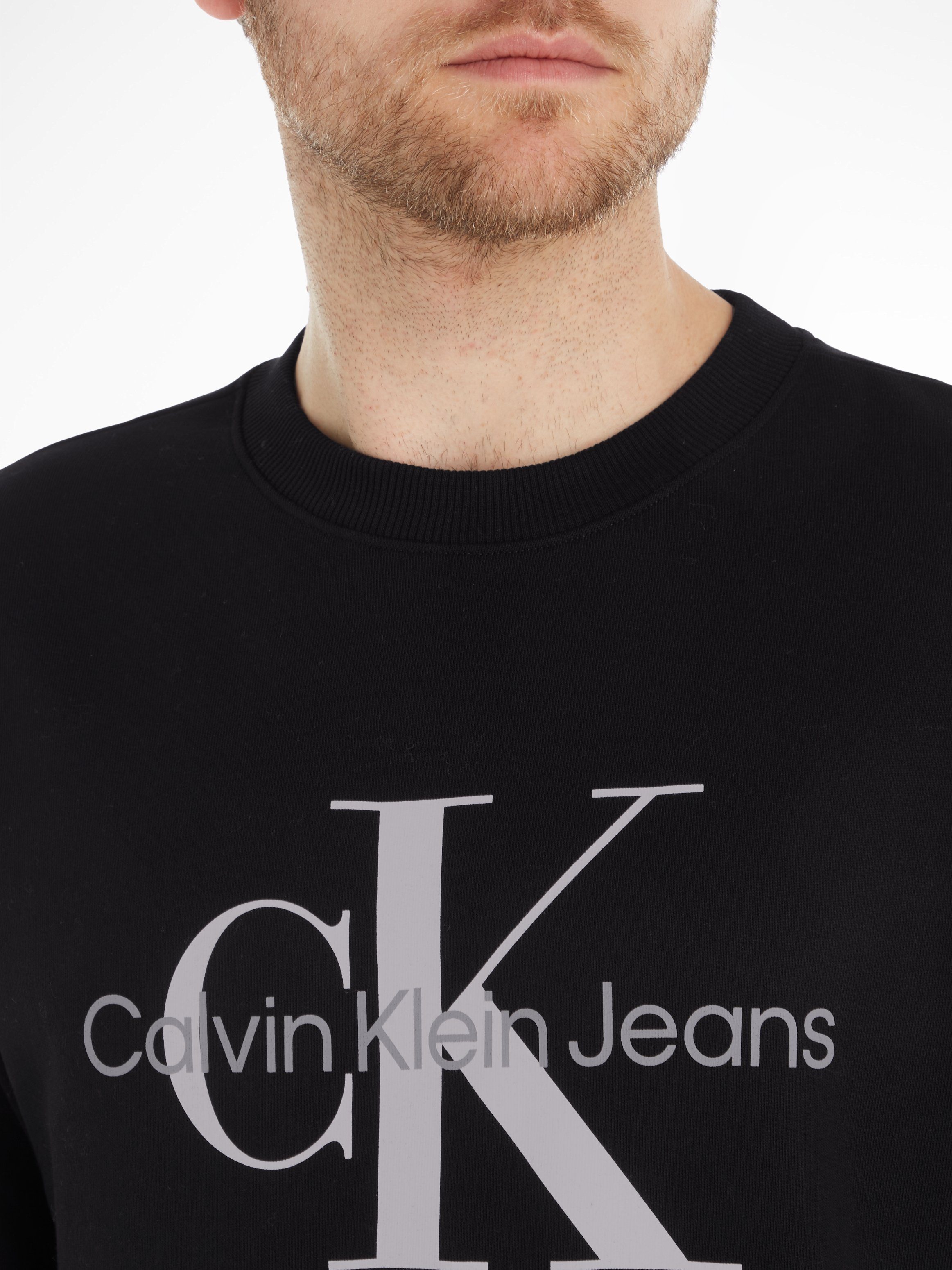 Calvin Klein Sweatshirt ICONIC MONOGRAM CREWNECK