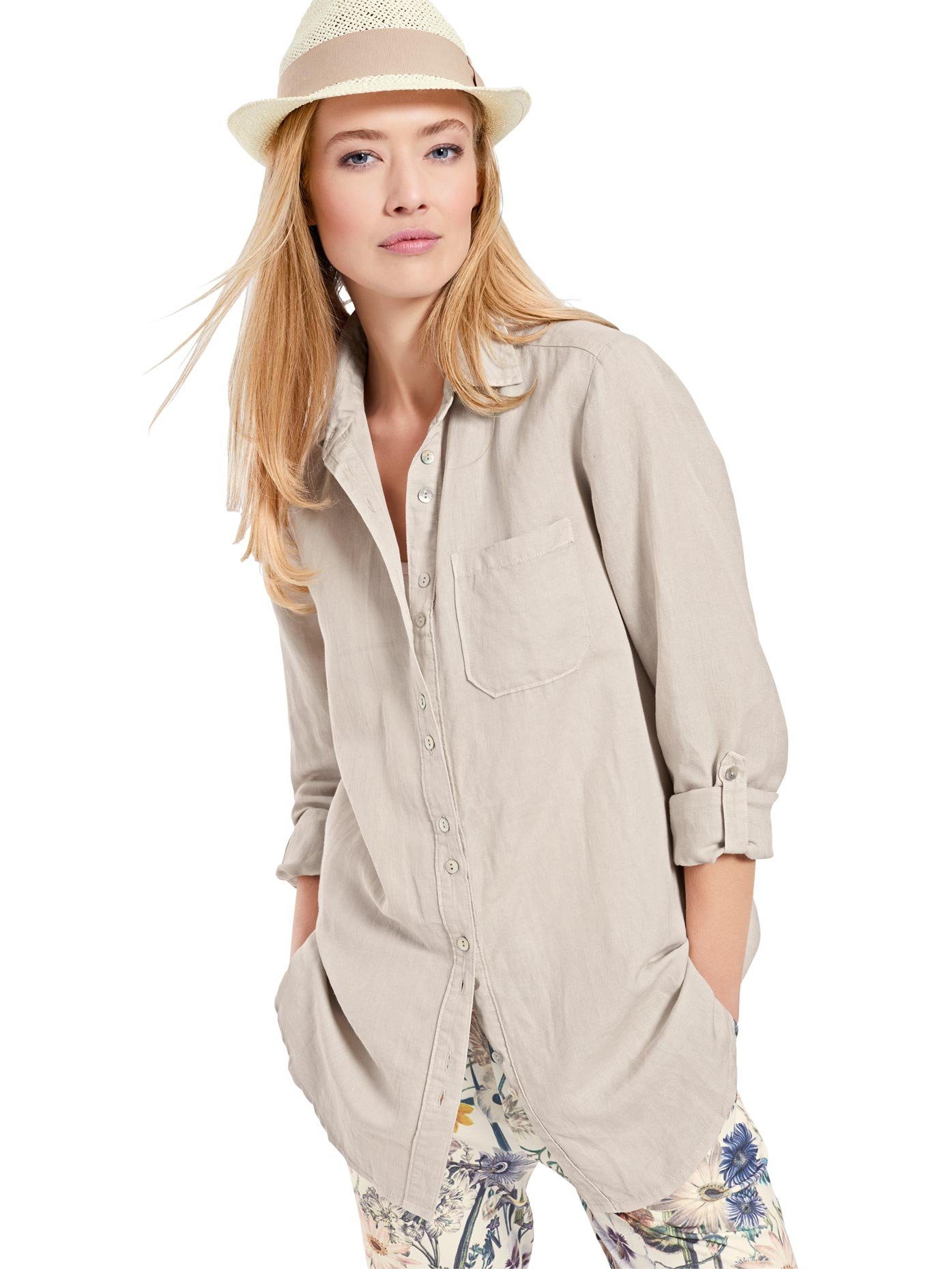 heine Lange blouse dames lange blouses maat 42 bruin