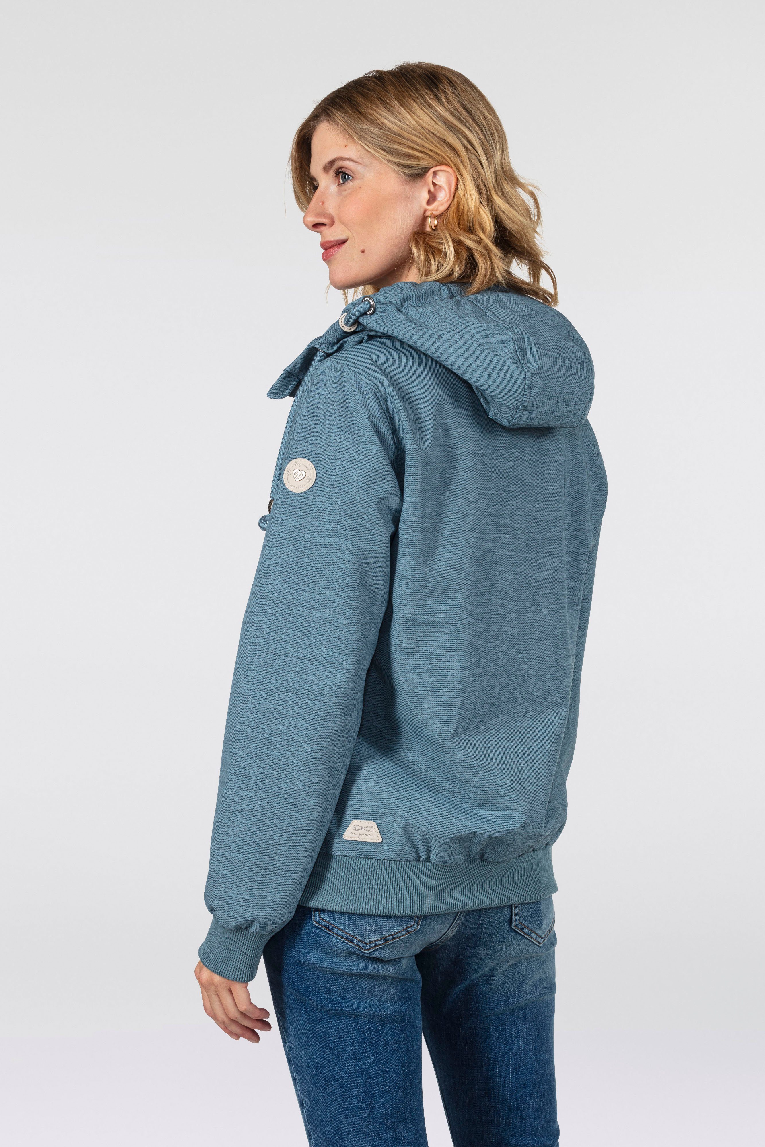 Ragwear Functioneel jack NUGGIE OMBRE O Tussenjas van waterafstotend materiaal