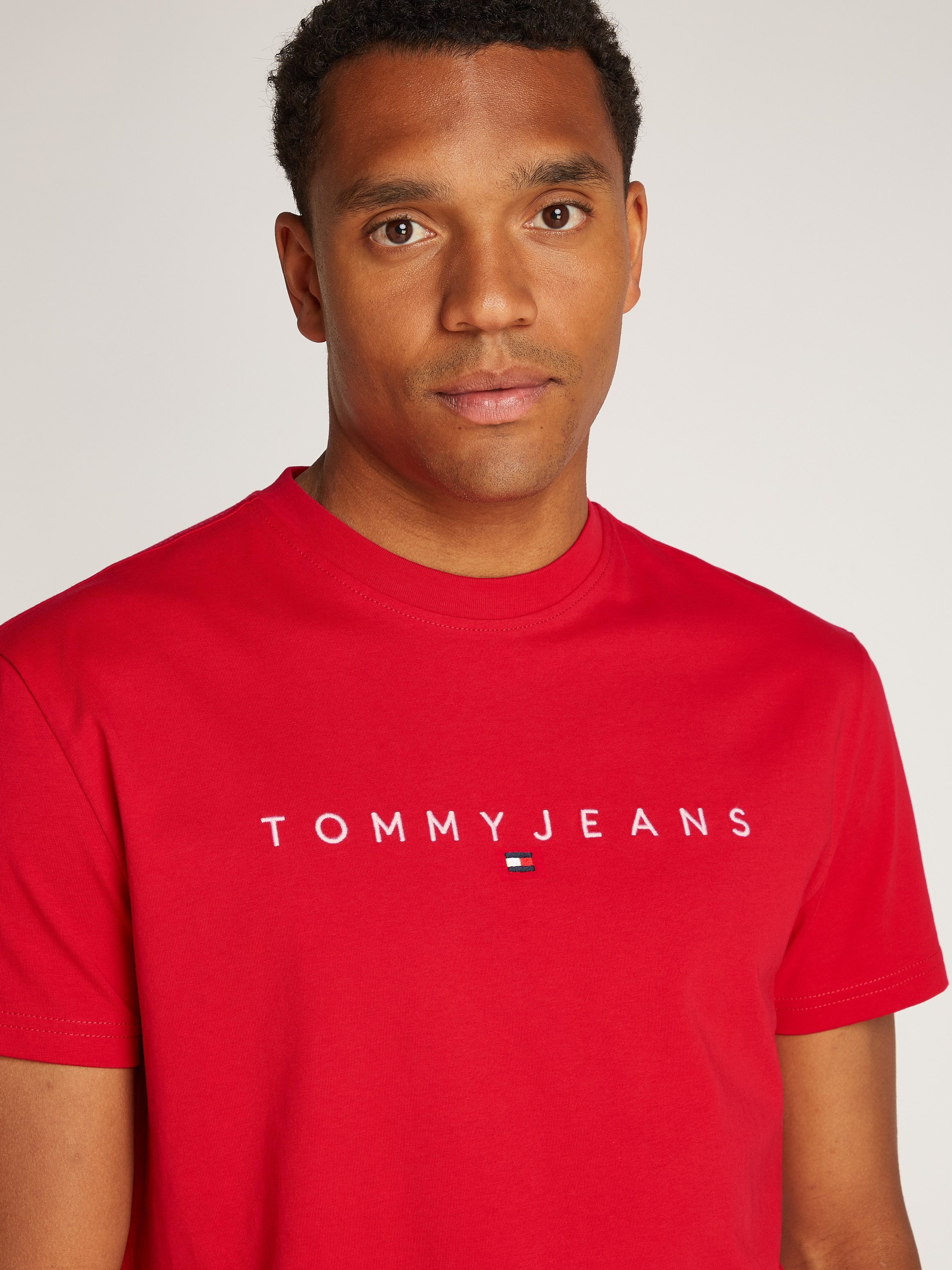 TOMMY JEANS T-shirt TJM REG LINEAR LOGO TEE EXT