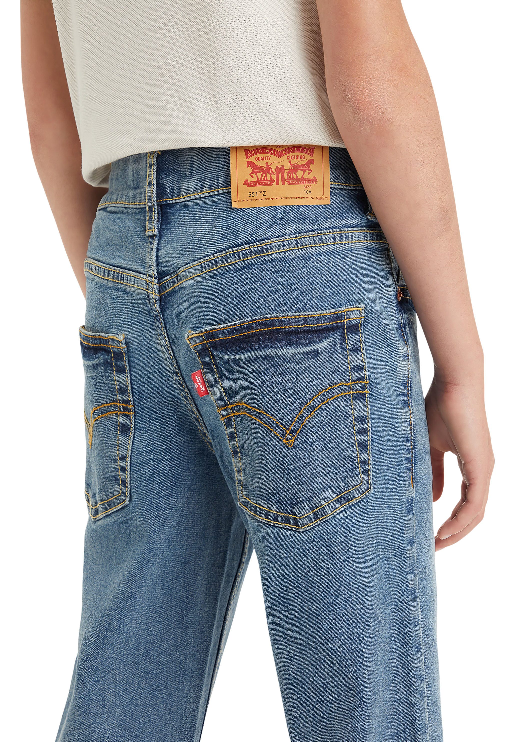 Levi's Kidswear Straight jeans LVB 551Z AUTHENTIC STRGHT JEAN