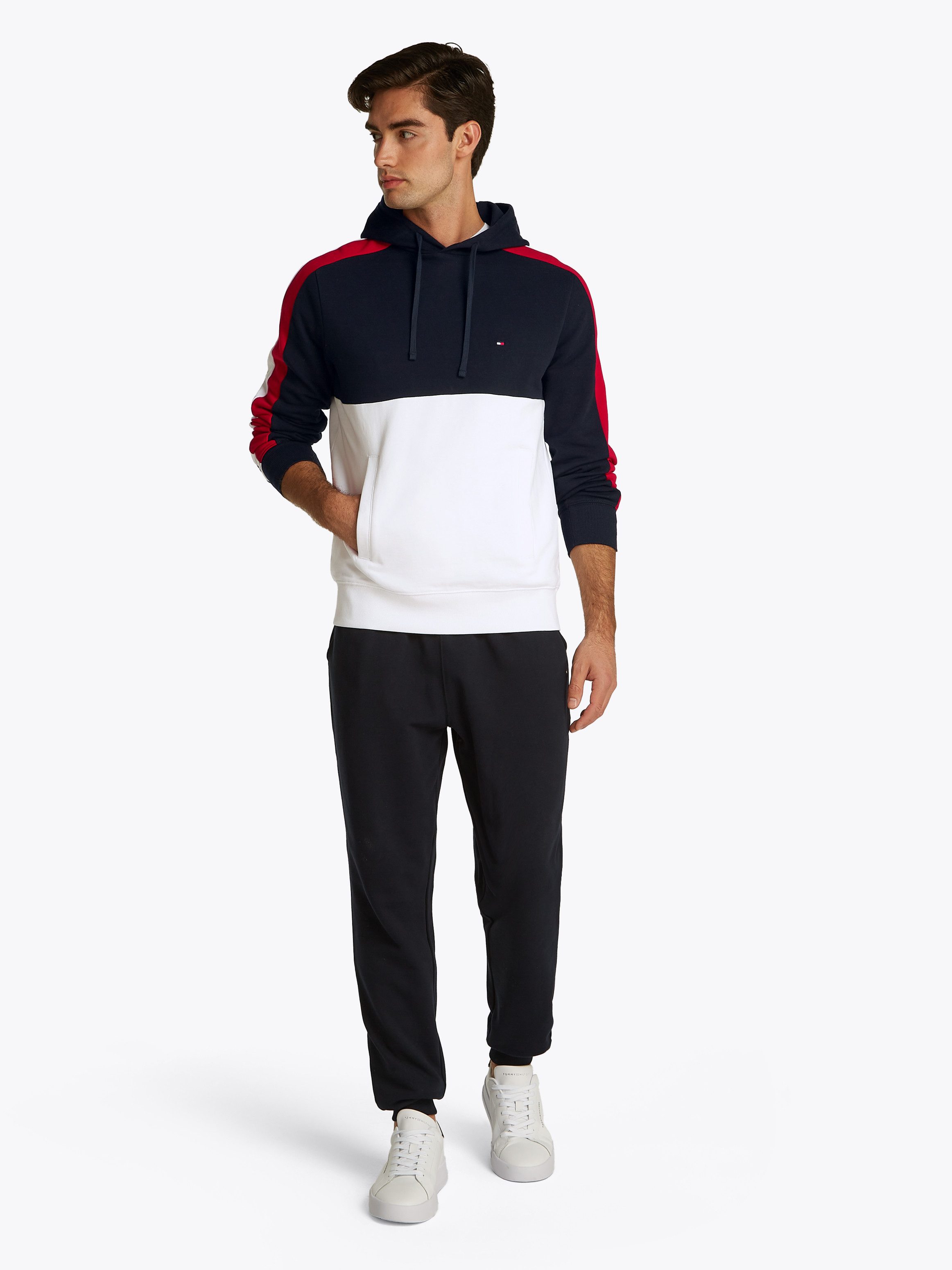 Tommy Hilfiger Hoodie GLOBAL STRIPE BLOCK HOODIE