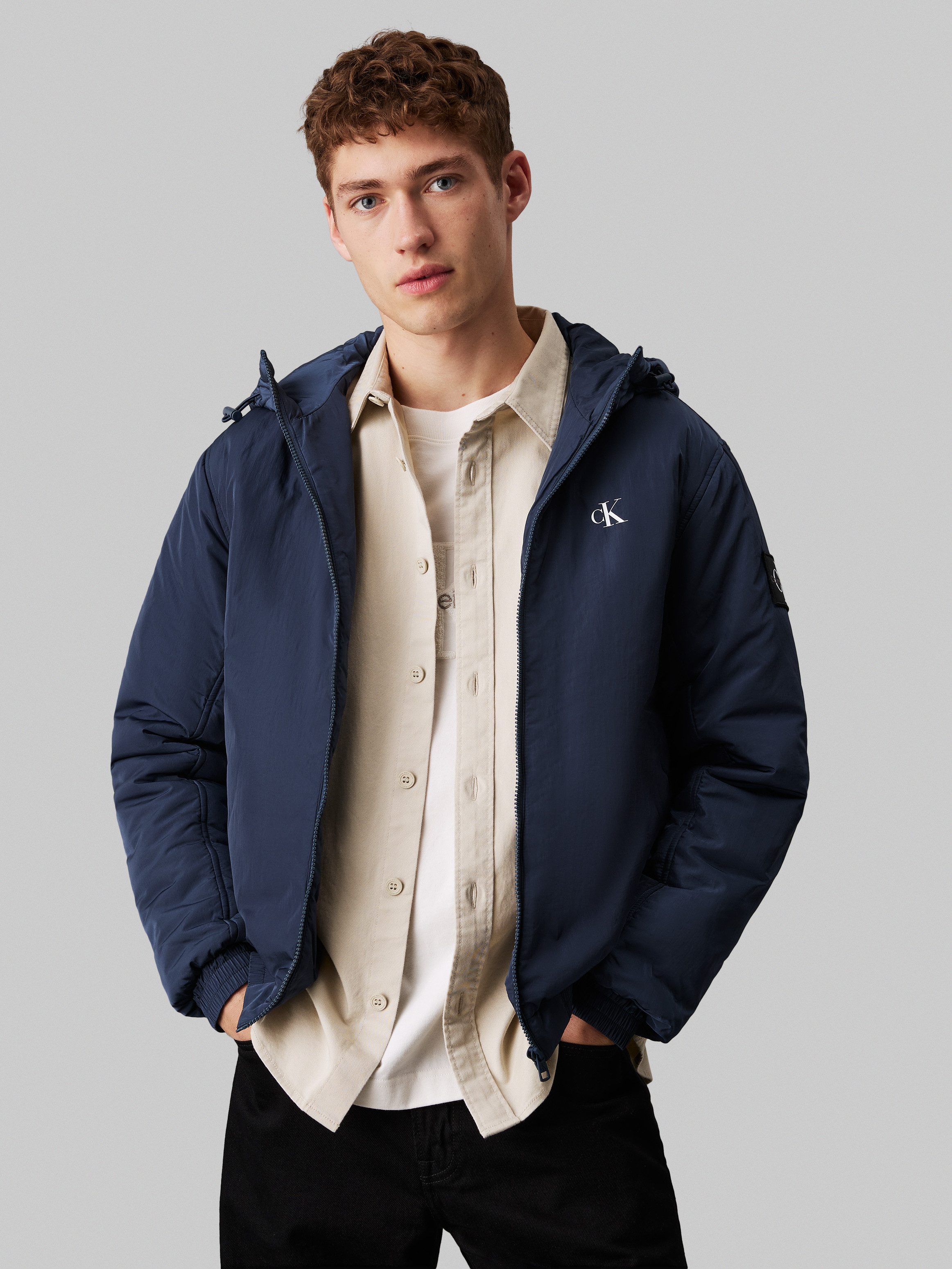 Calvin Klein Outdoorjack PADDED HOODED HARRINGTON