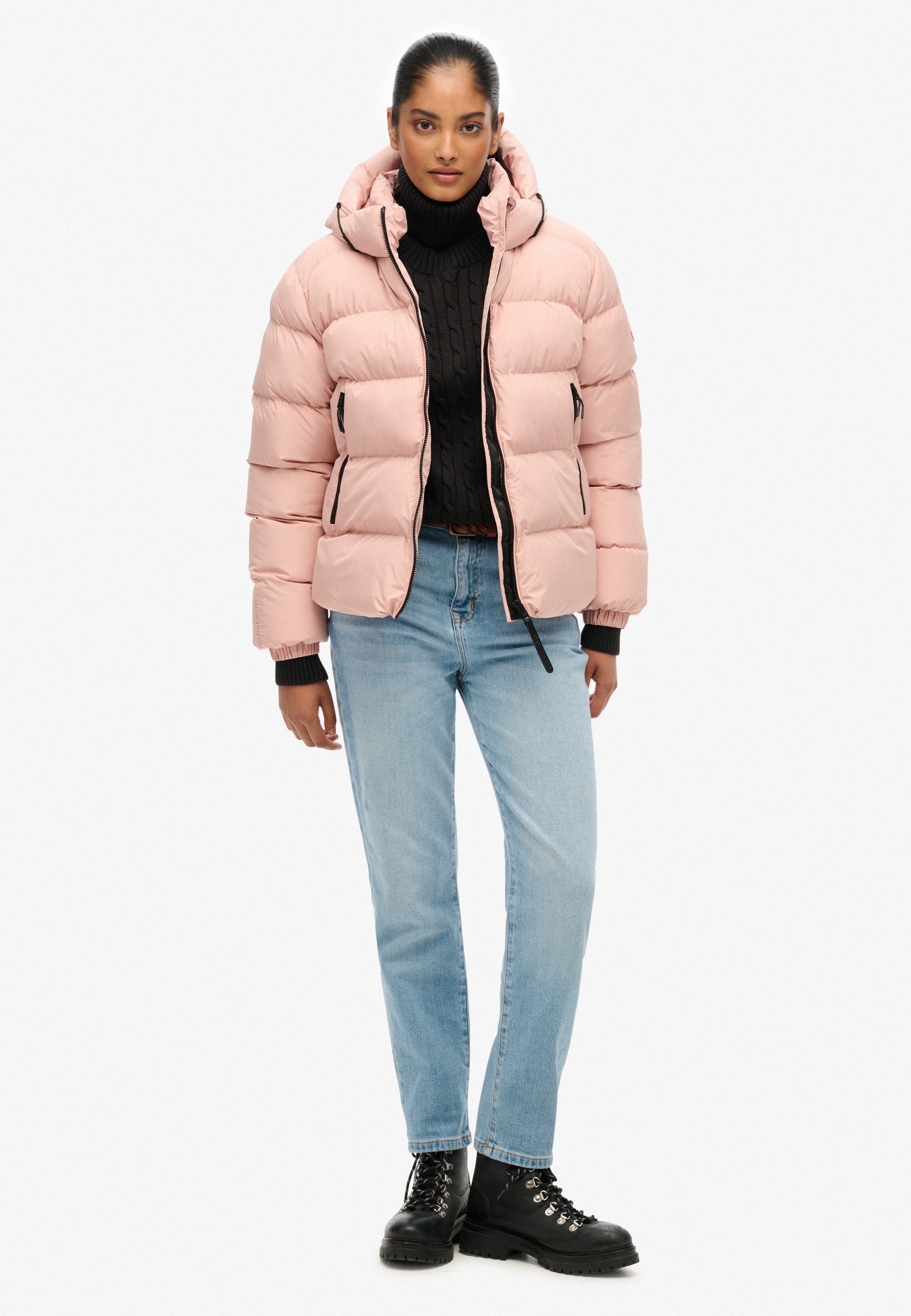 Superdry Gewatteerde jas HOODED SPORTS PUFFER JACKET
