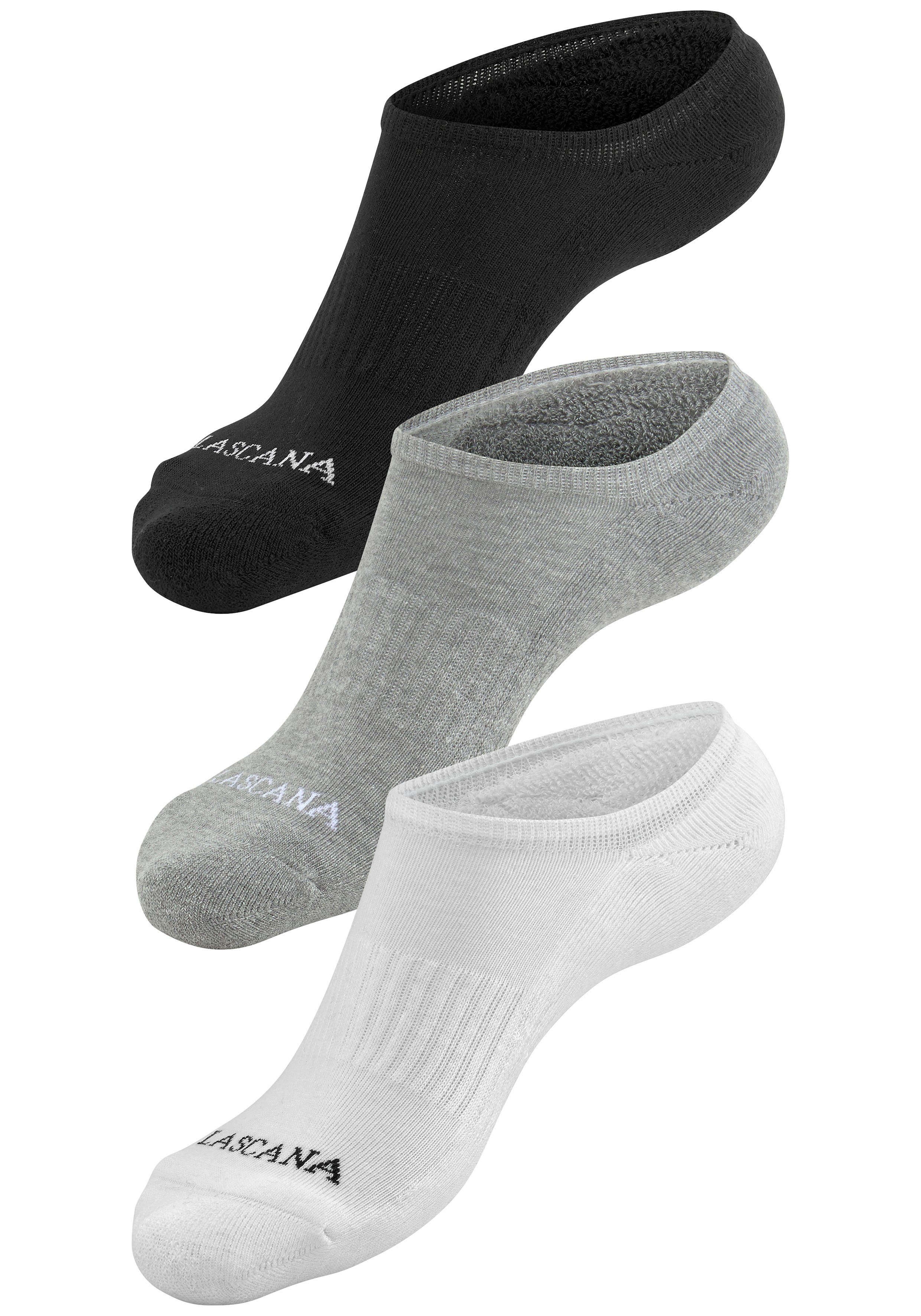 active by Lascana Sneakersokken met voetfrotté (set, 7 paar)