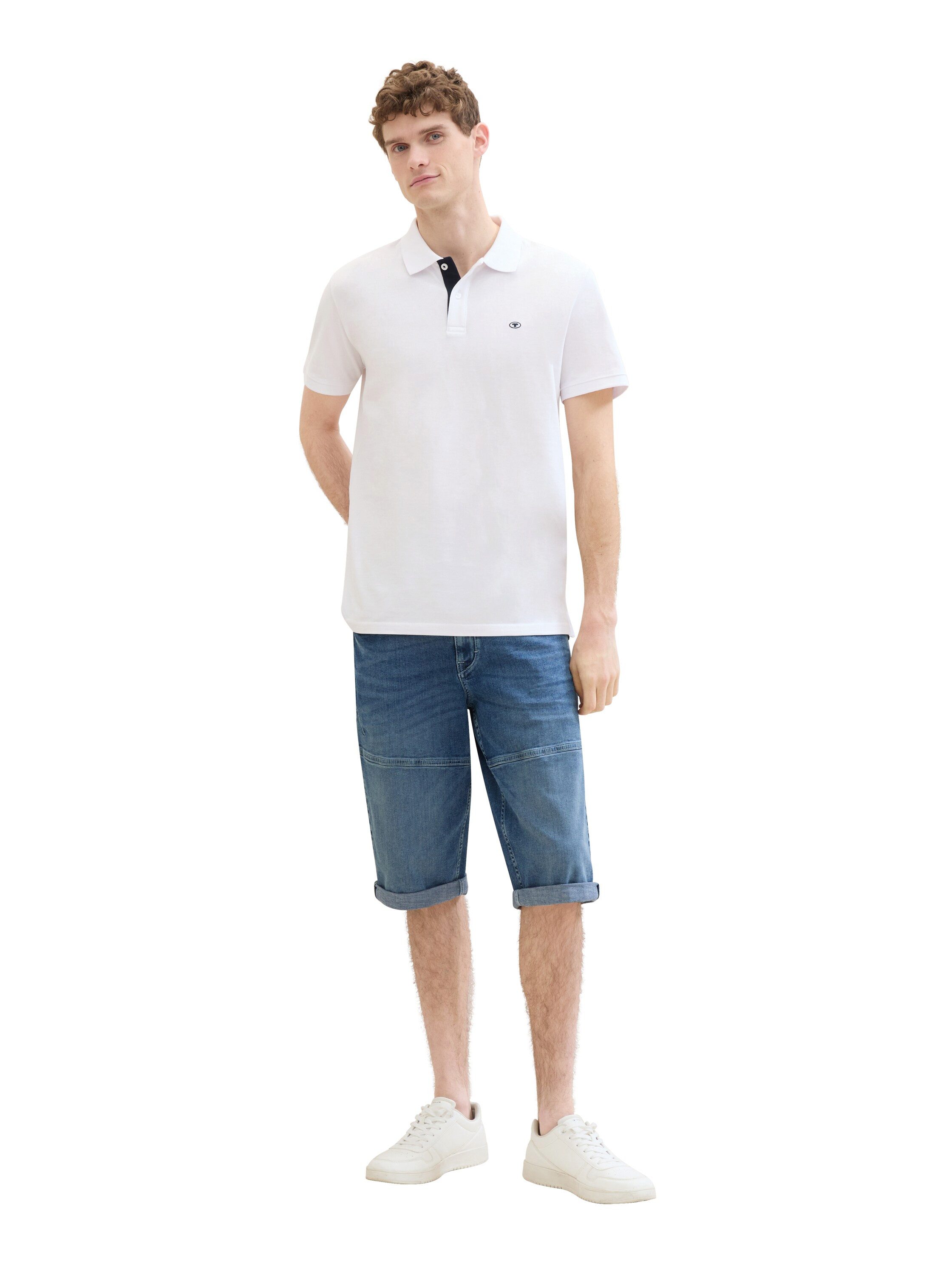 Tom Tailor 3/4 jeans MORRIS met merklabel