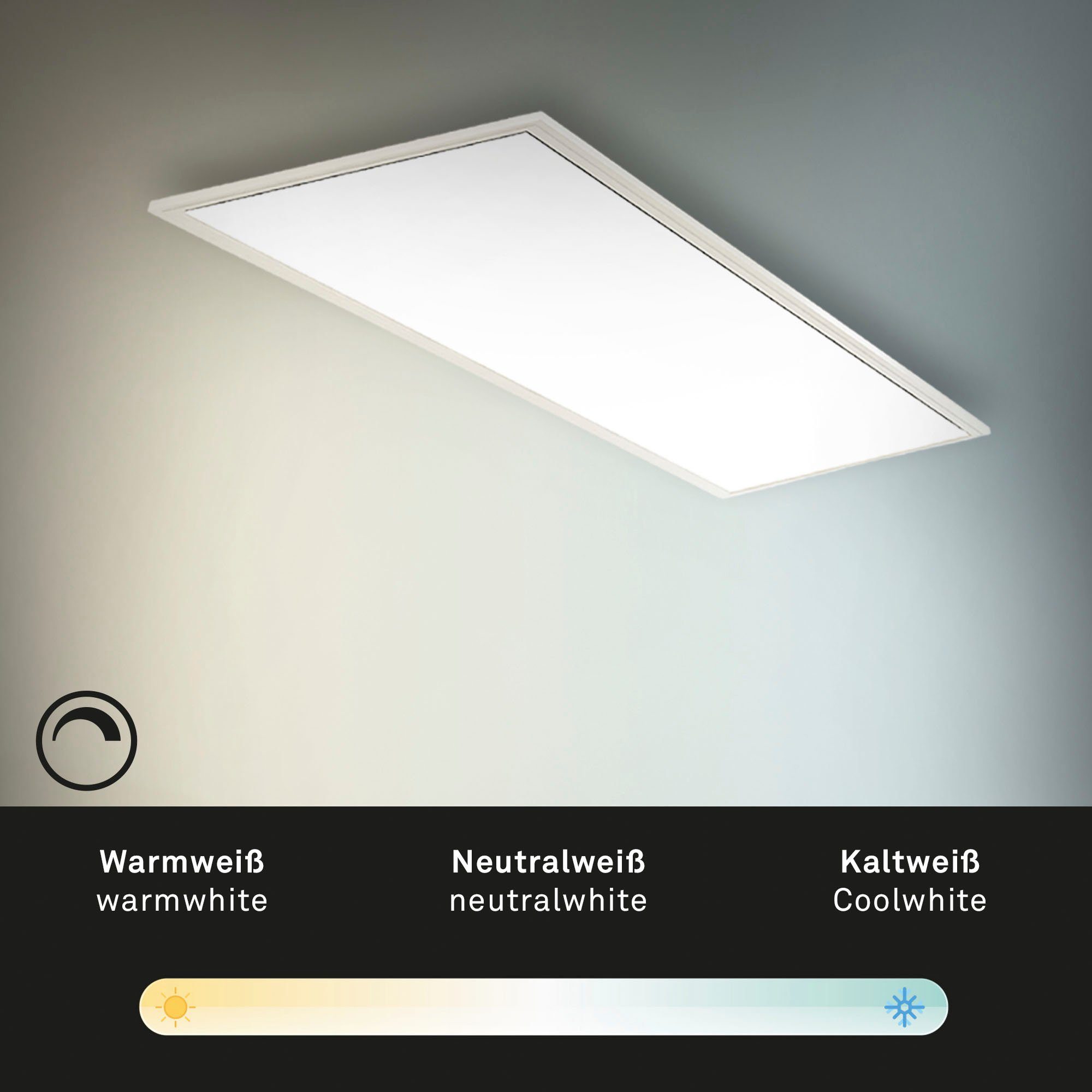 Briloner Leuchten Led-paneel 7167016 Piatto