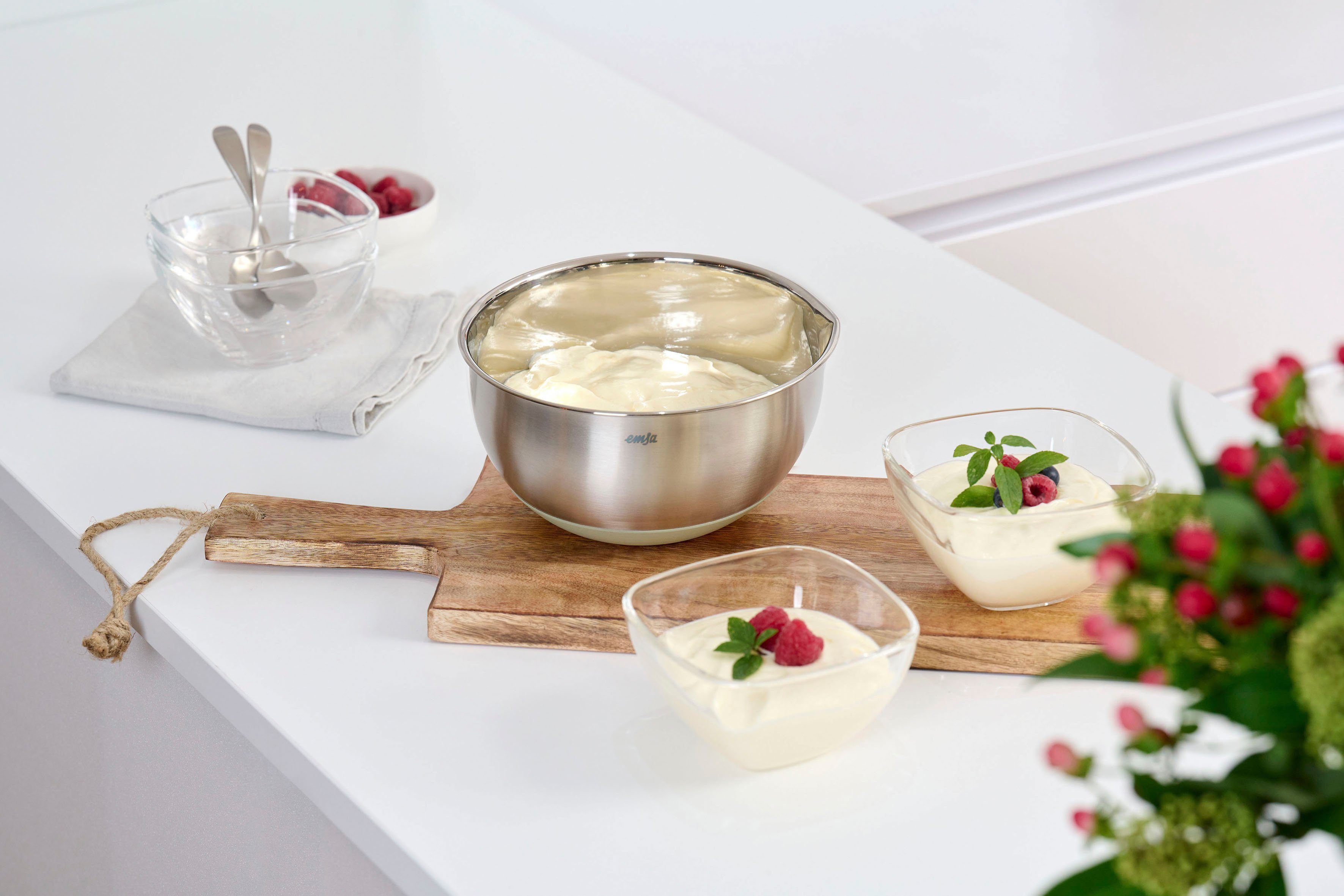 Emsa Mengkom Emsa K32720 Prep&Bake 20 cm antislip bodem, gietlip voor nauwkeurig gieten (1-delig)