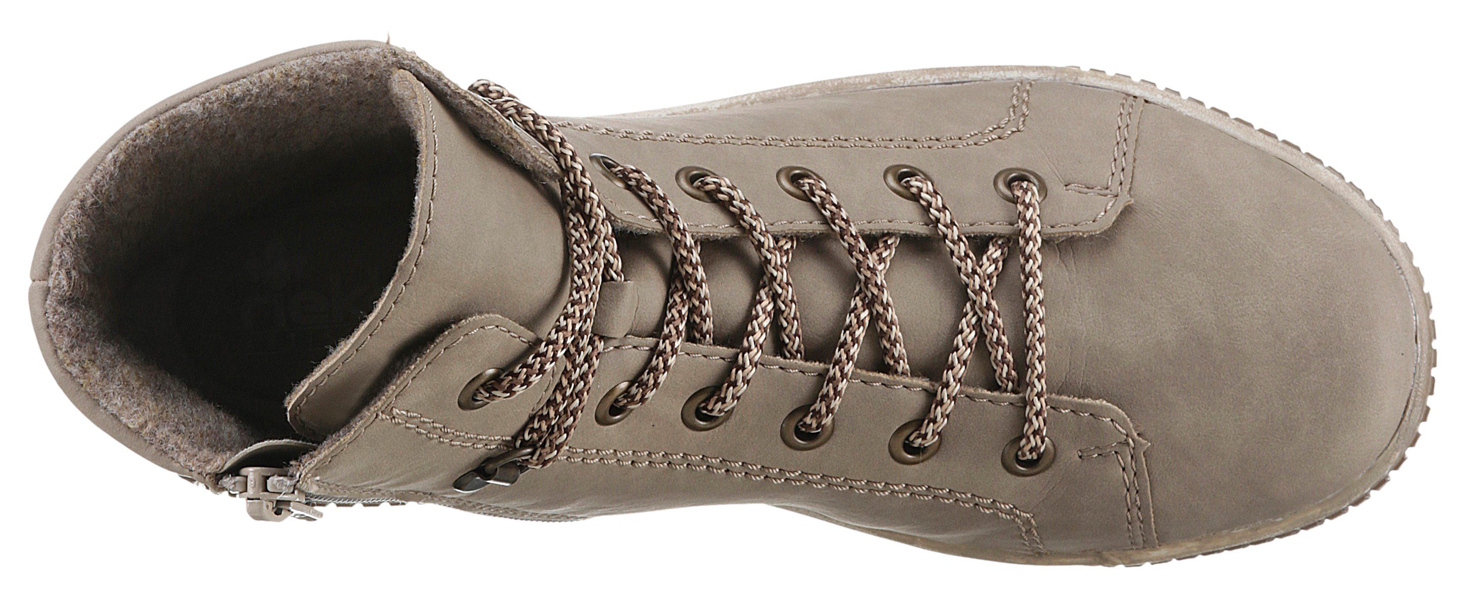 Rieker Hoge veterschoenen met uitneembare softfoam-binnenzool