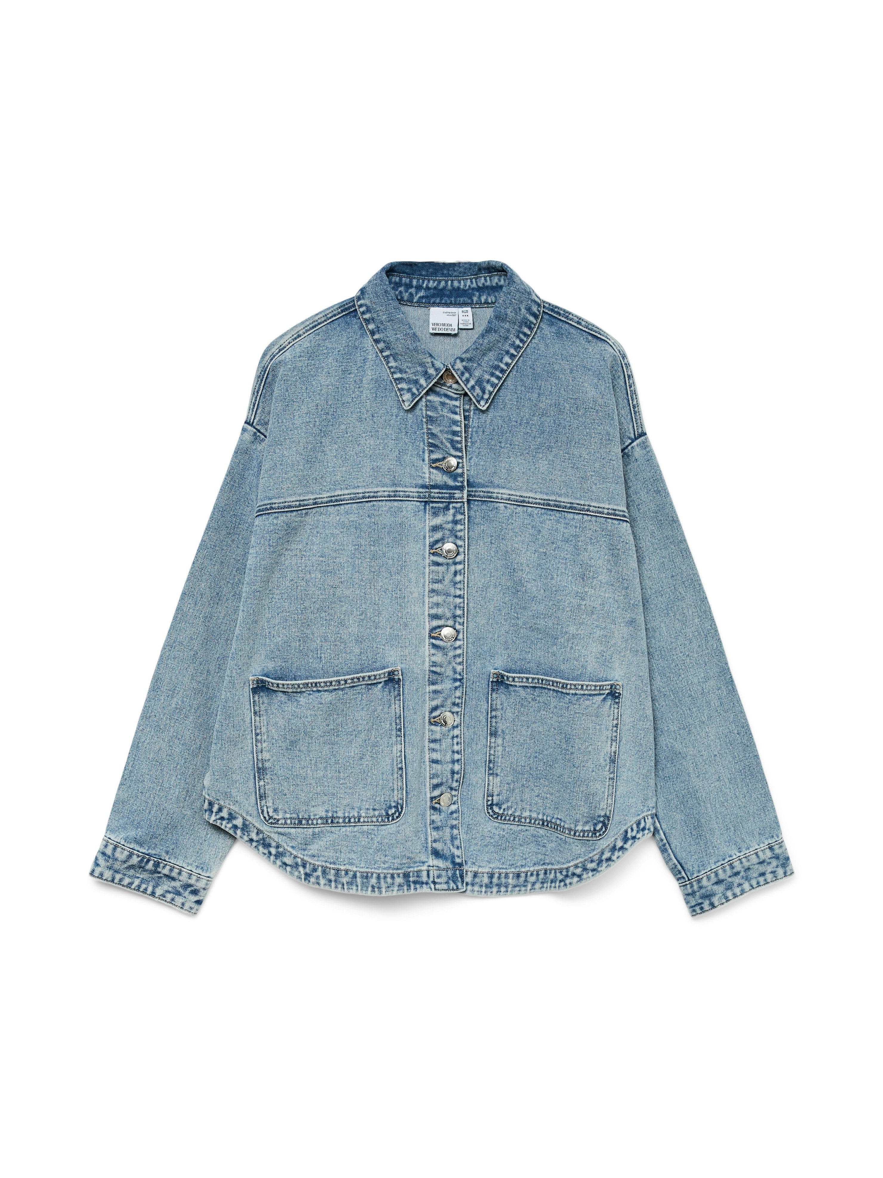 Vero Moda Jeansjack VMJAMIE LS DENIM SHACKET MIX NOOS