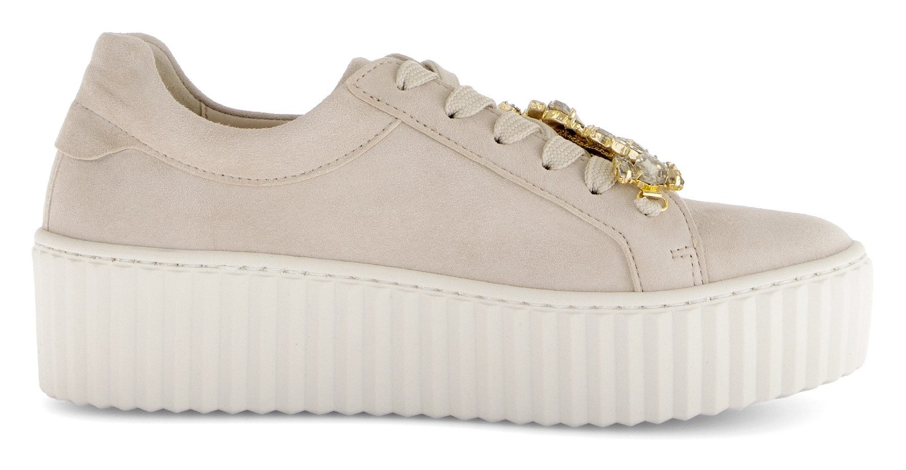 Gabor Plateausneakers , vrijetijdsschoen, lage schoen, veterschoen met best fitting-uitrusting