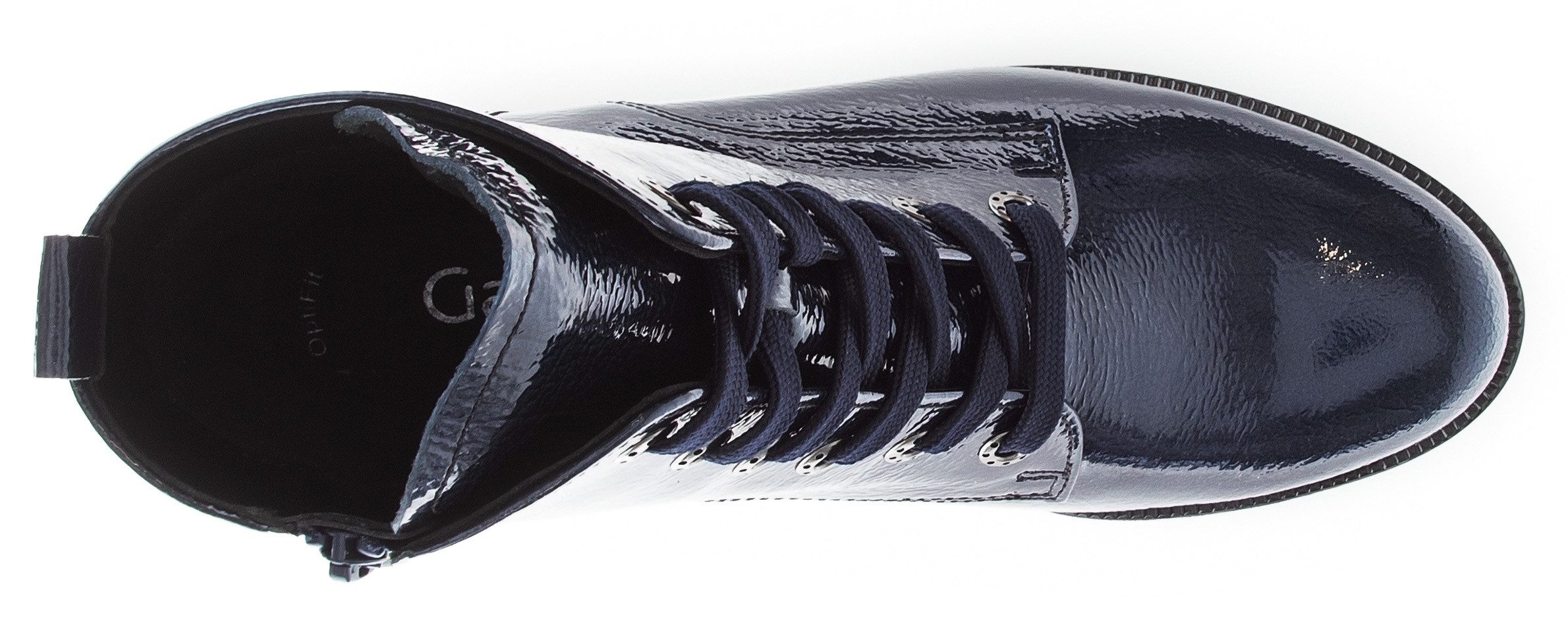Gabor Veterlaarsjes Tunis blokhak, veterschoenen, comfort schoen met aantrekloop, g-breedte