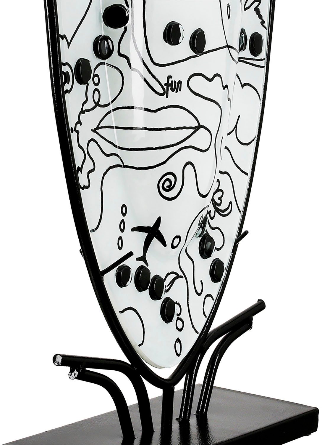 Casablanca by Gilde Vloervaas Vaas Modern Art wit H.49 cm (1 stuk)