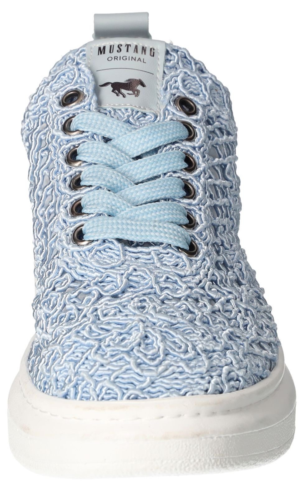 Mustang Shoes Sneakers , plateausneaker, veterschoen met sleehak