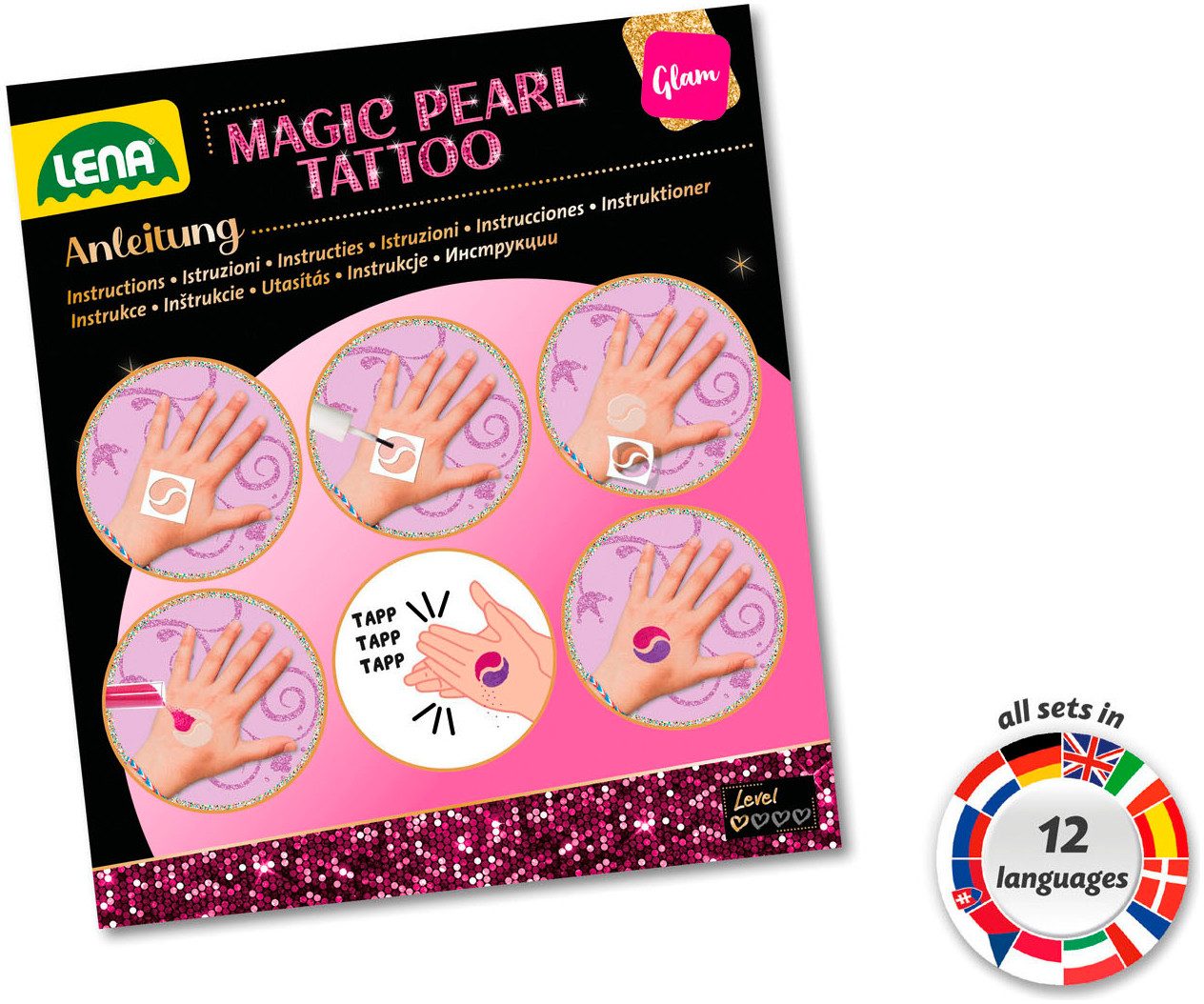 Lena® Knutselset Magic Pearl Tattoo