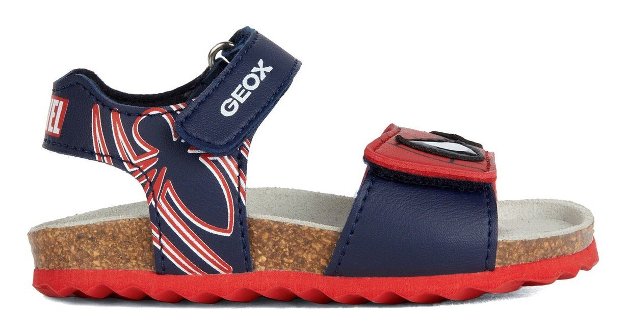 Geox Sandalen B SANDAL CHALKI BOY met spiderman-motief