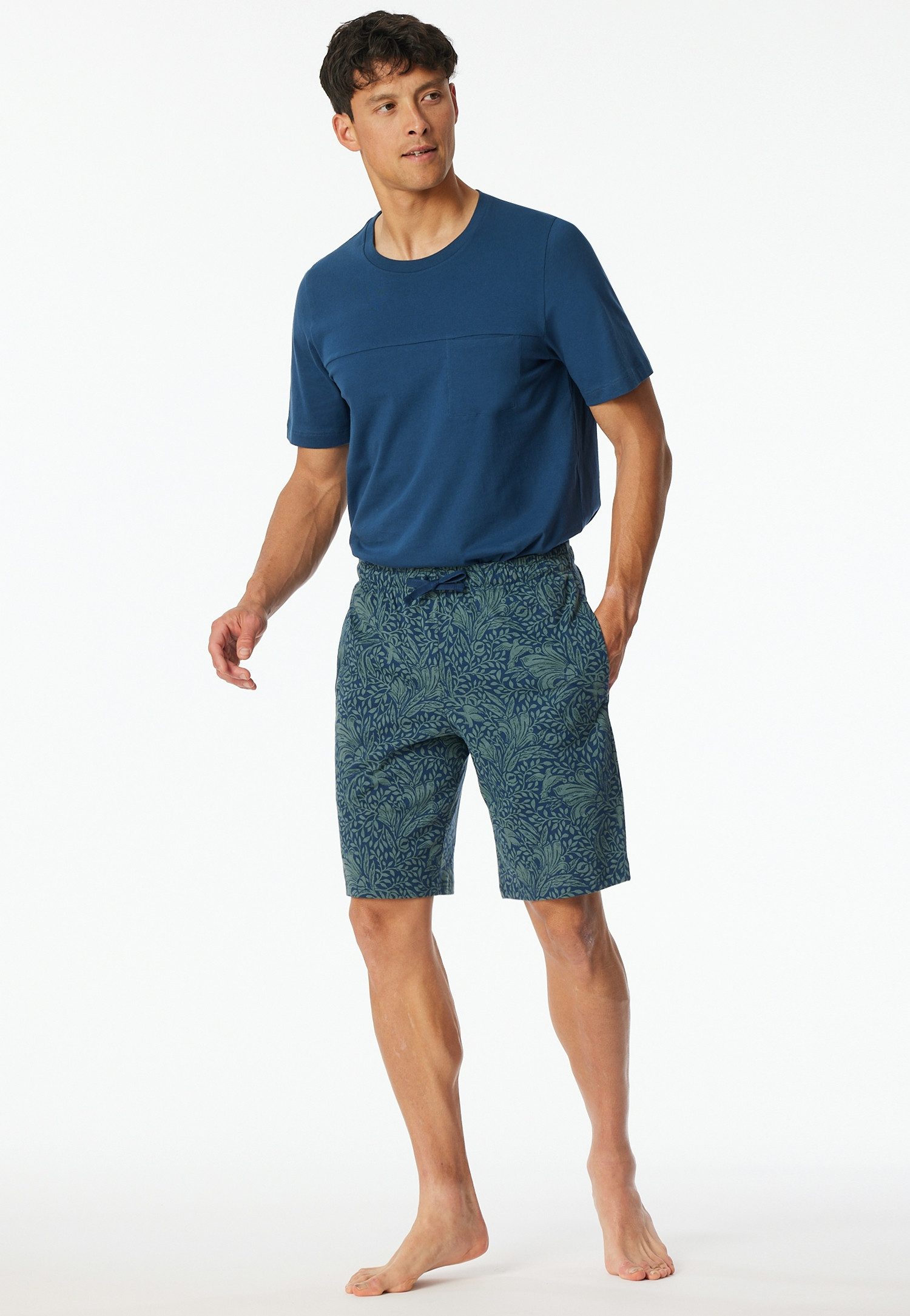 Schiesser Bermuda "Mix+Relax" met zakken opzij