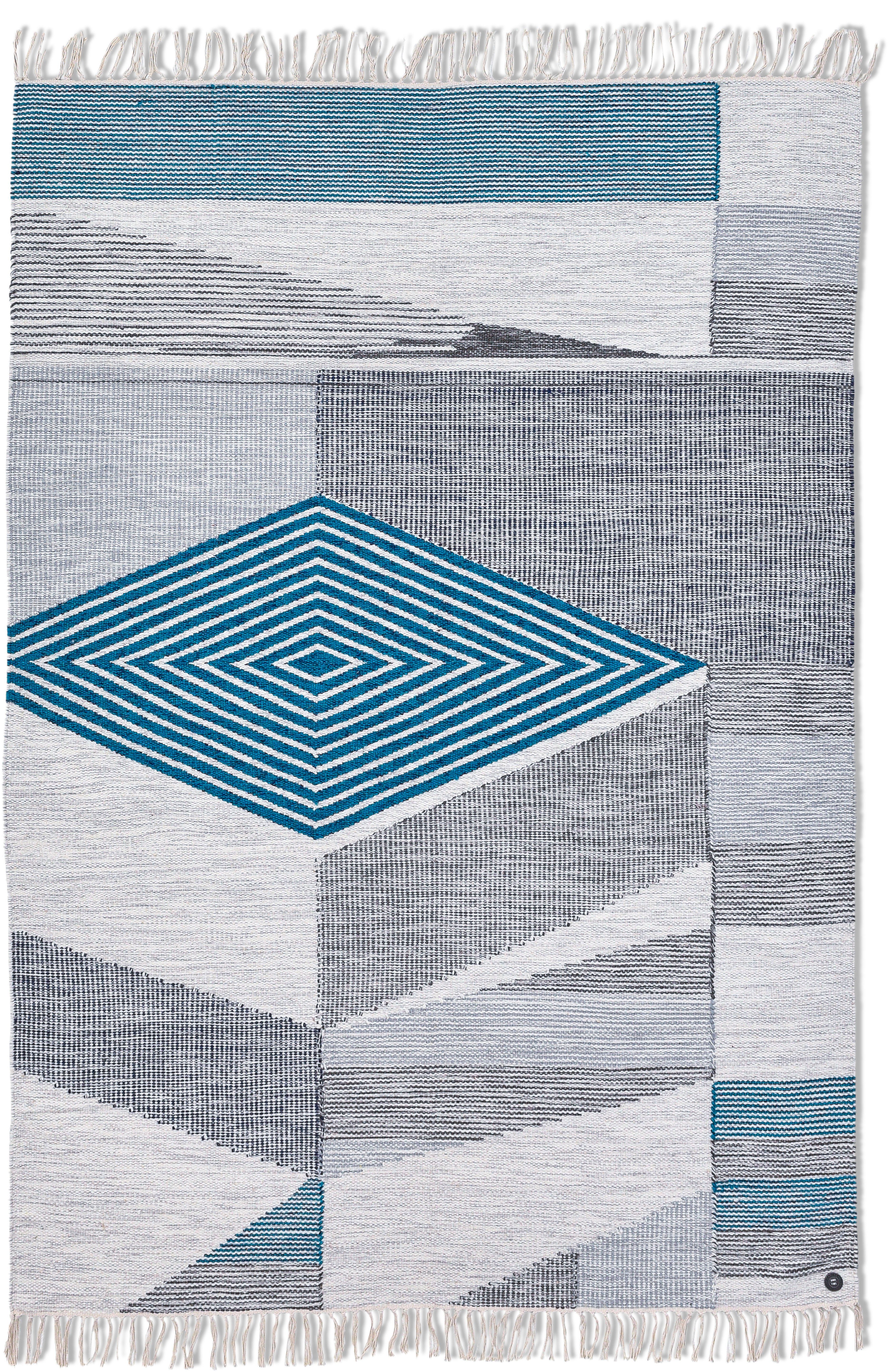 TOM TAILOR HOME Vloerkleed Modern Kelim met de hand geweven, met franje, boho-stijl