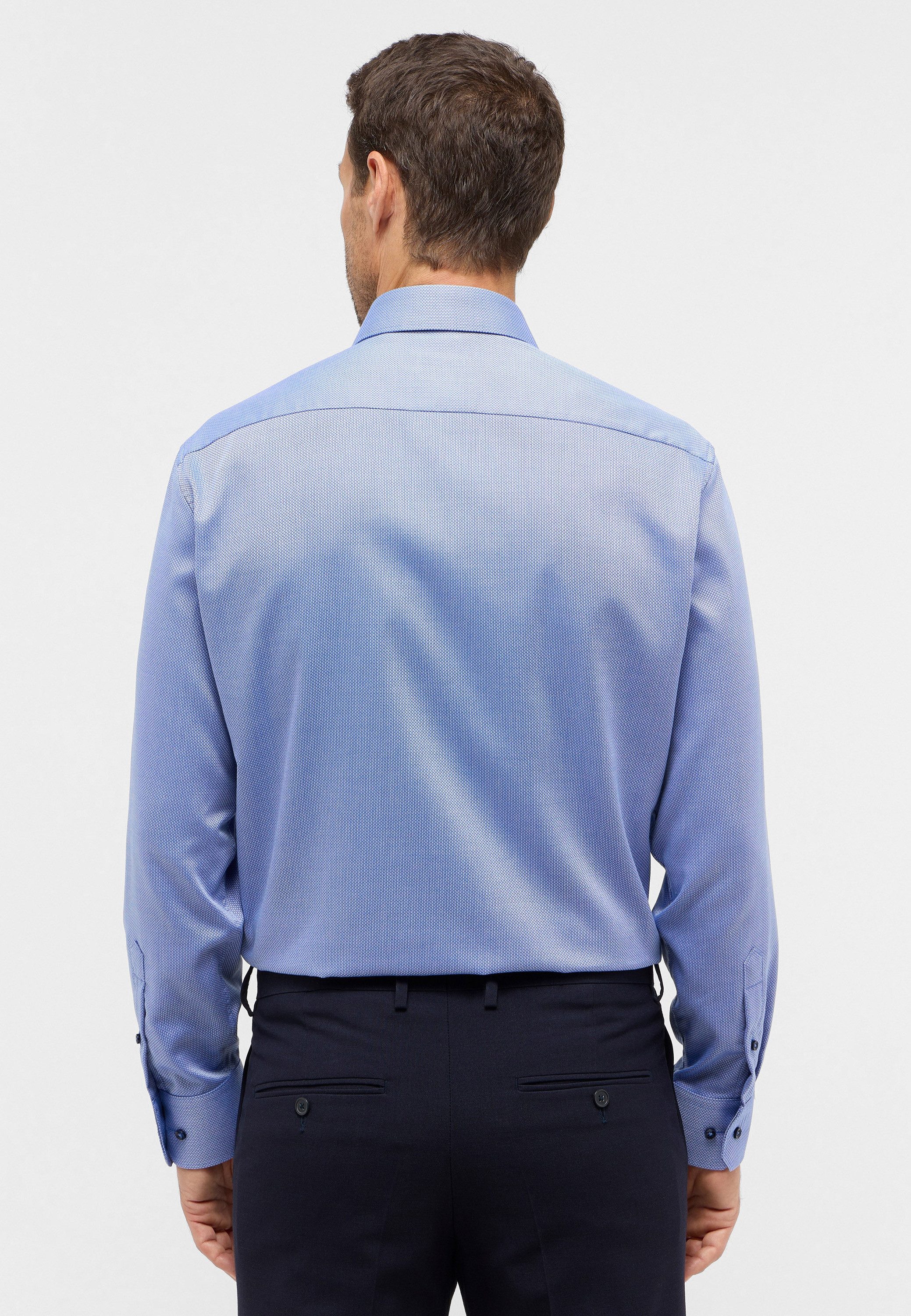 Eterna Overhemd met lange mouwen Comfort fit NON IRON (strijkvrij)
