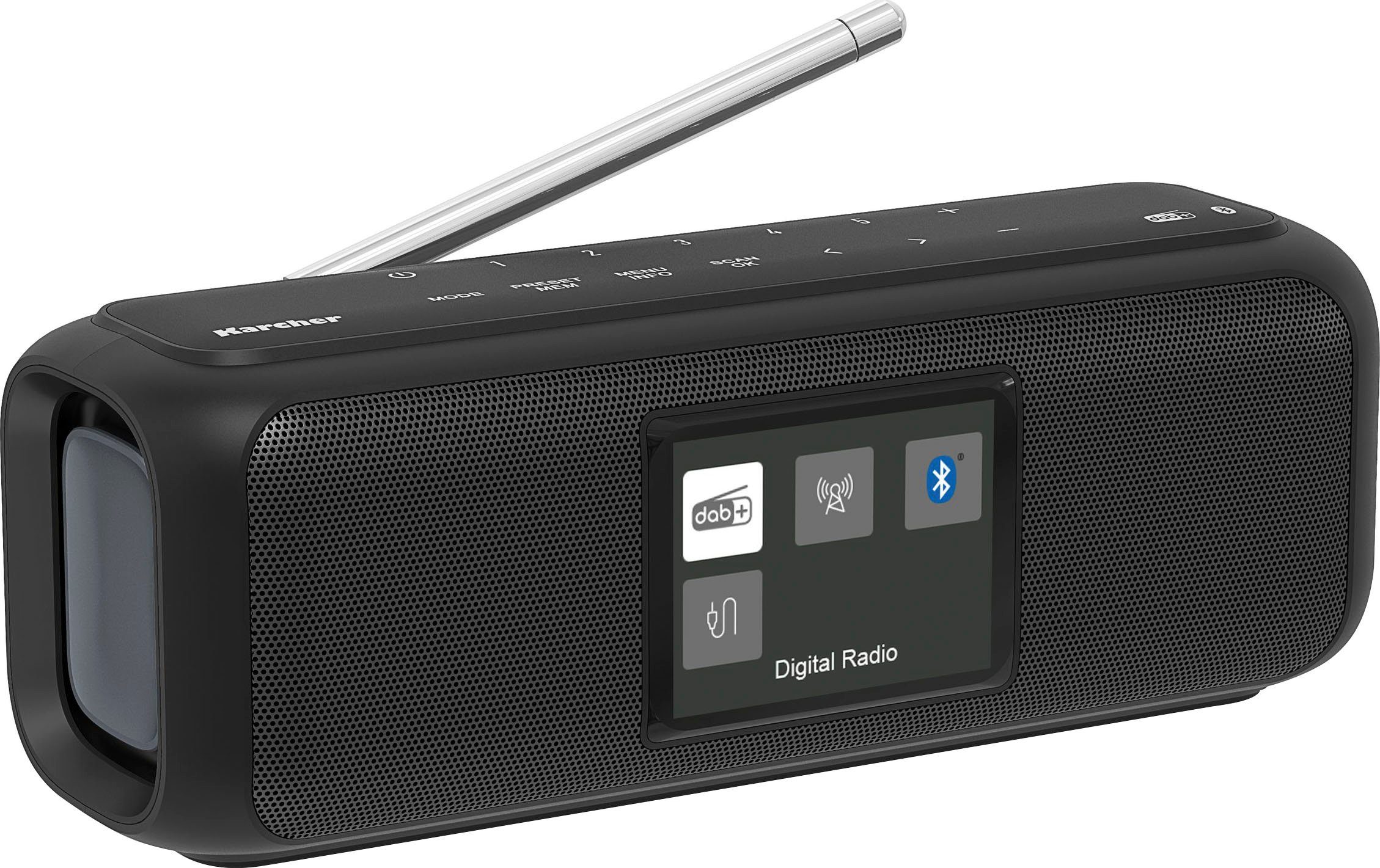 Karcher Digitale radio (dab+) DAB Go Bluetooth Lautsprecher