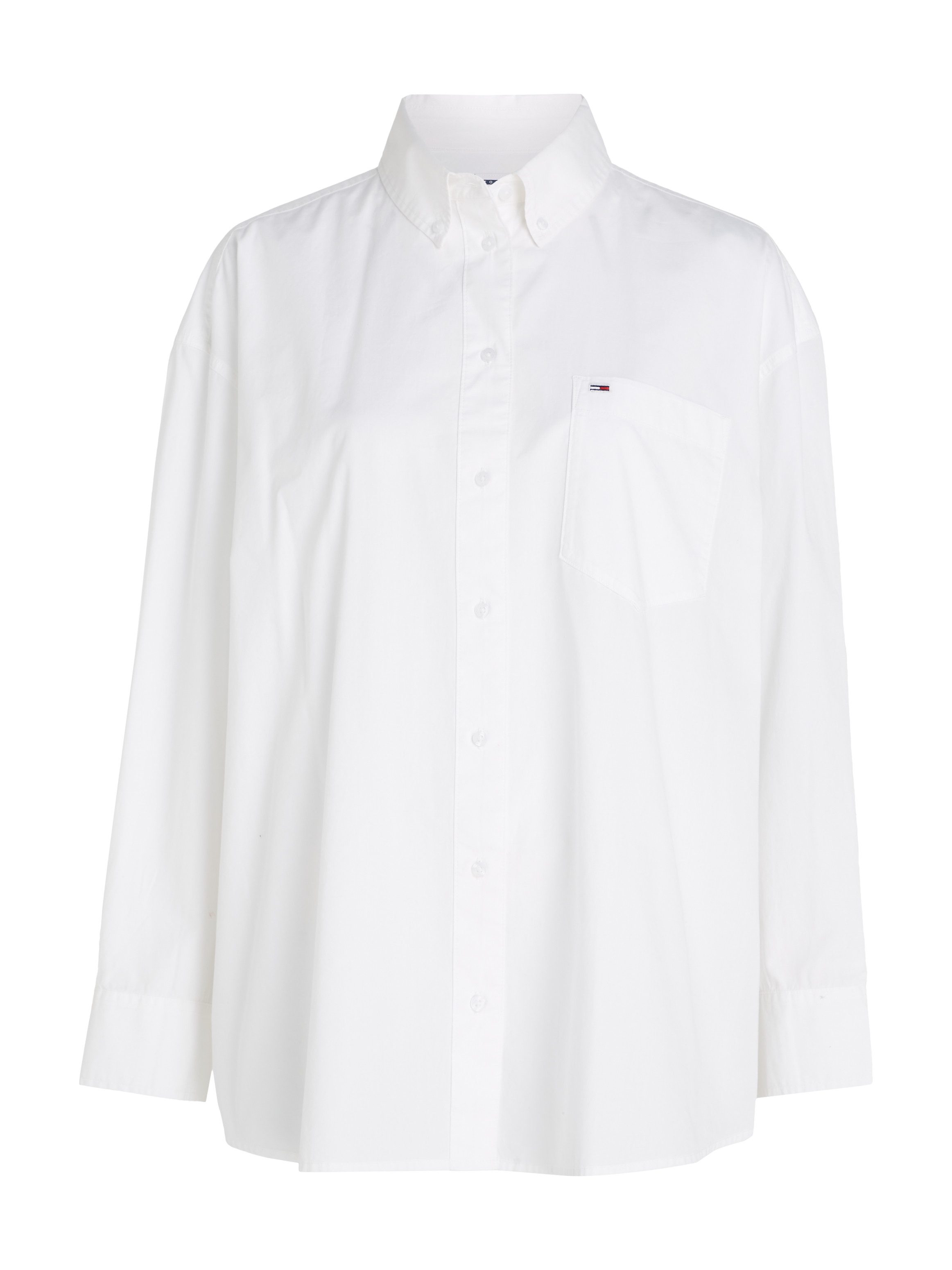 TOMMY JEANS Shirtblouse TJW OVS ESSENTIAL SHIRT EXT