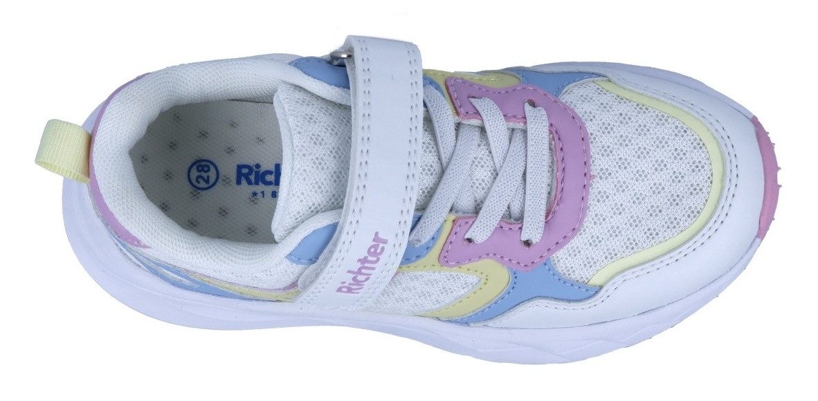Richter Sneakers Jumper WMS: Breed Vrijetijdsschoen met logoversiering, maat sjabloon om te downloaden