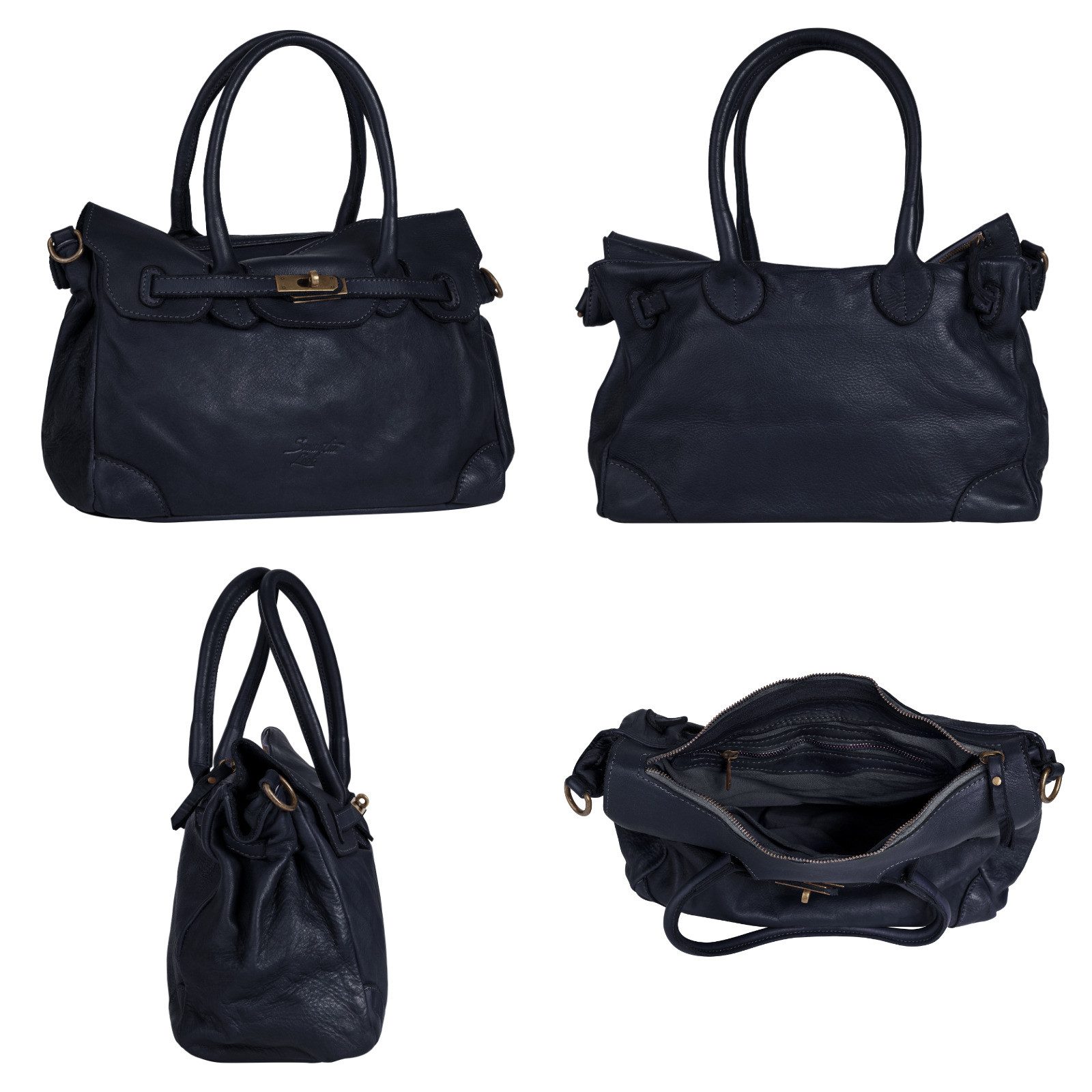 Samantha Look Shopper echt leer, made in italy