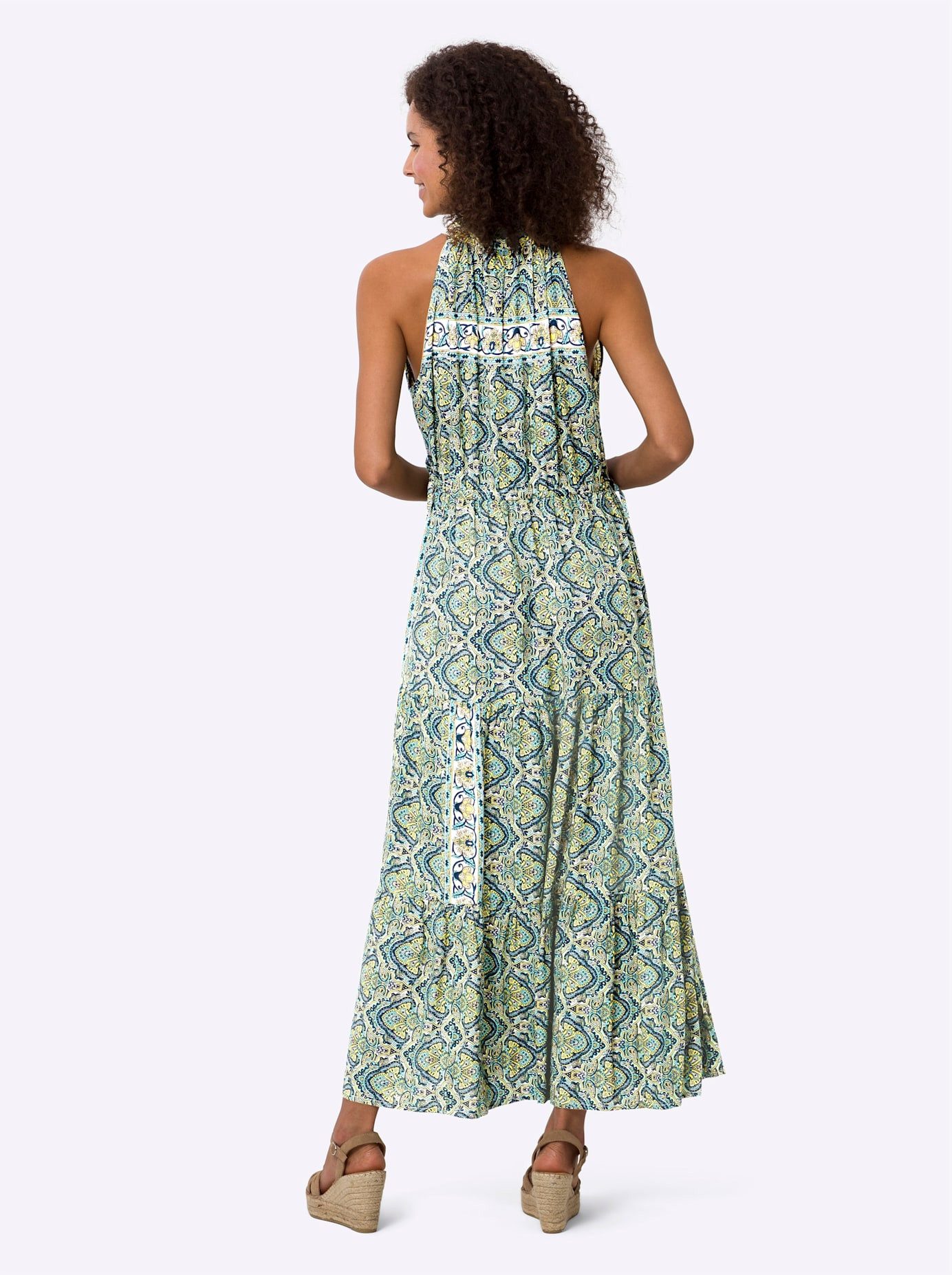heine Maxi-jurk Gedessineerde jurk
