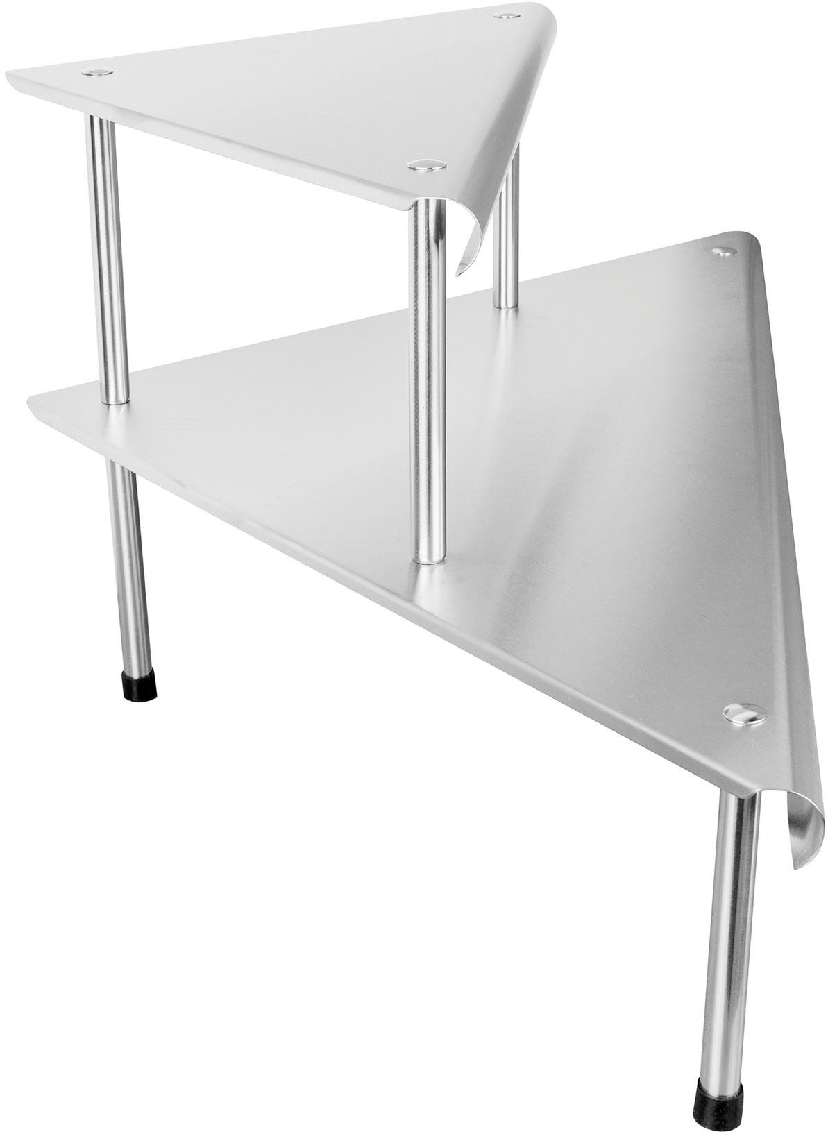 Maximex Keukenrek Massivo Duo Hoekrek voor de keuken, 2 planken, meer ruimte op het werkblad