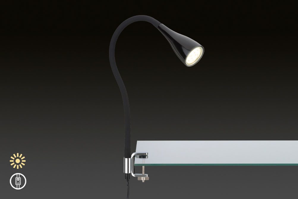 Briloner Leuchten Led-klemlamp Elasti